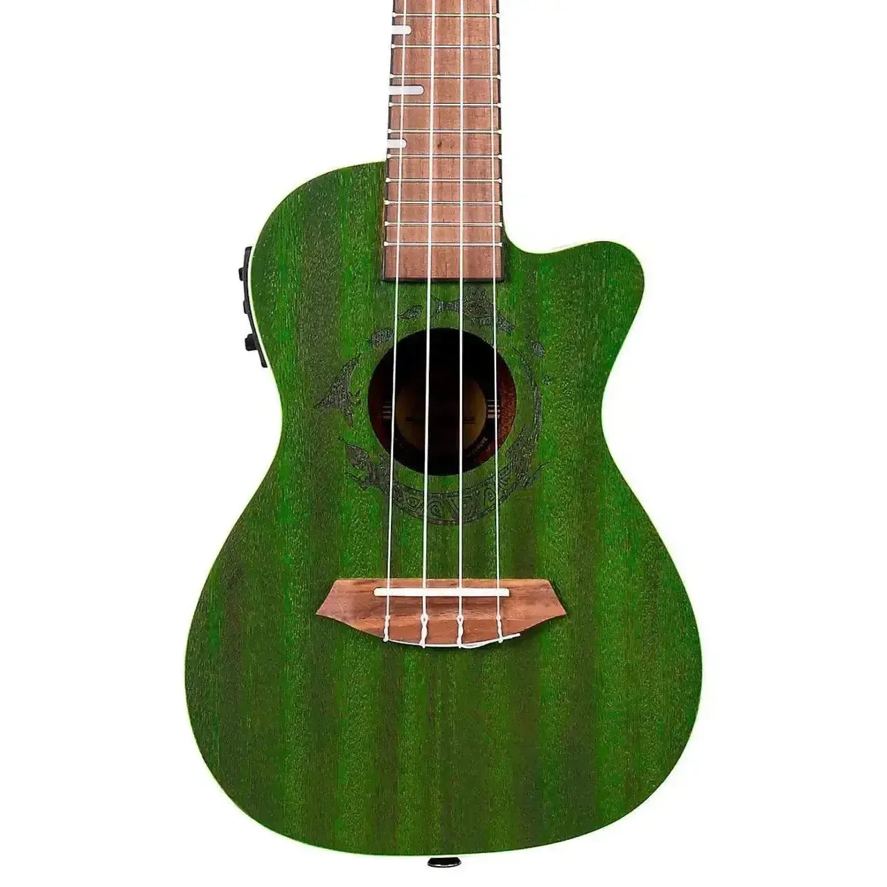 Flight DUC380 CEQ Jade Concert Ukulele w/ EQ