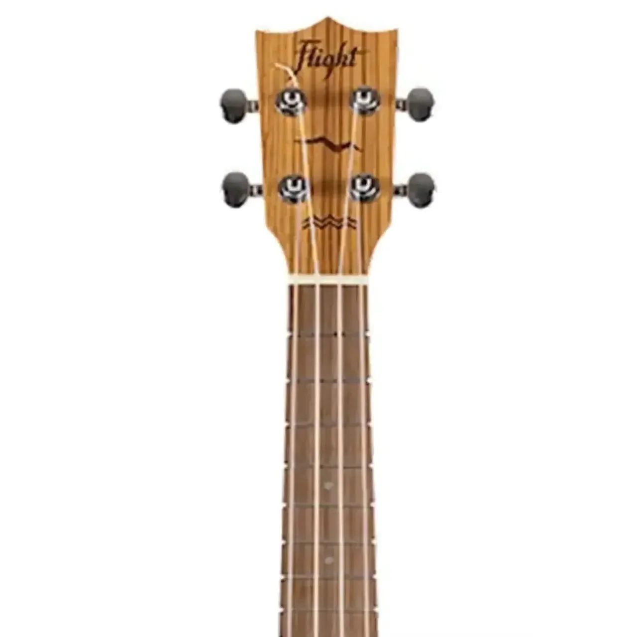 Flight DUC525 EQ SP/ZEB Spruce & Zebrawood Concert Ukulele w/ EQ - Image 5