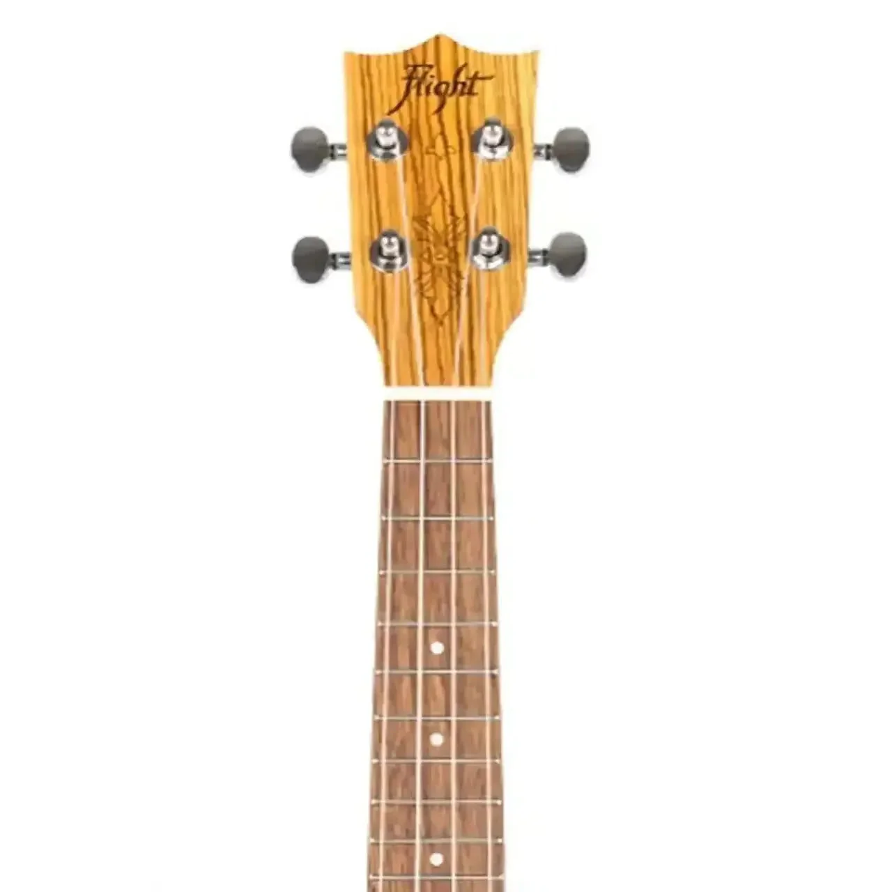 Flight DUS322 ZEB Zebrawood Soprano Ukulele - Image 5