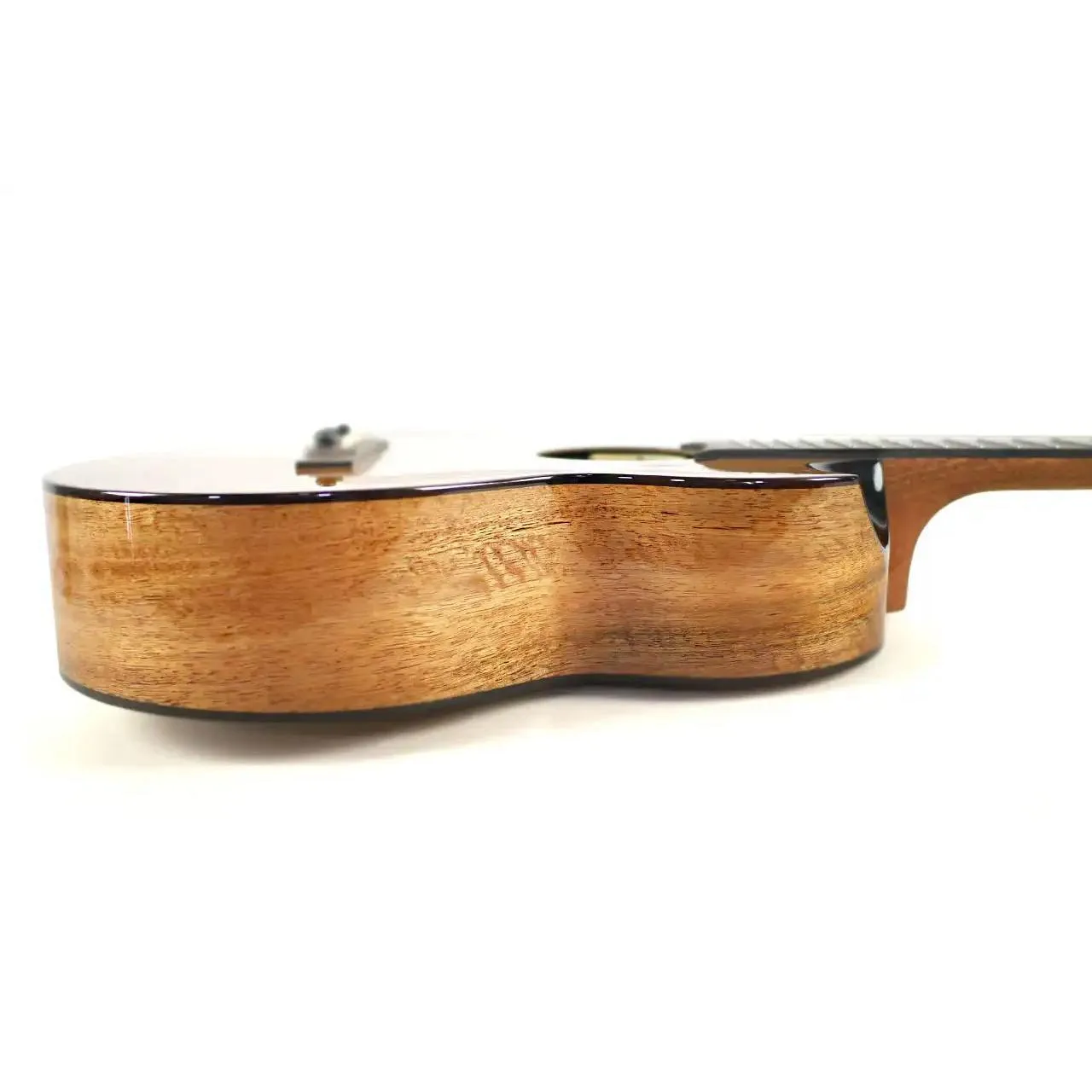 Flight Lily EQ-A Solid Cedar Top Baritone Ukulele - Image 3