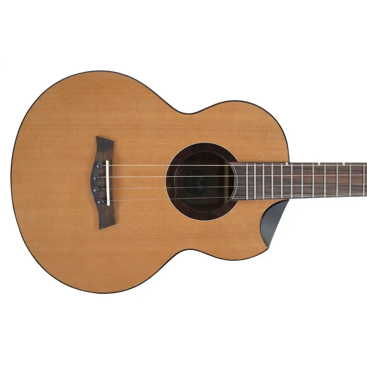 Flight Lily EQ-A Solid Cedar Top Baritone Ukulele - BLEM