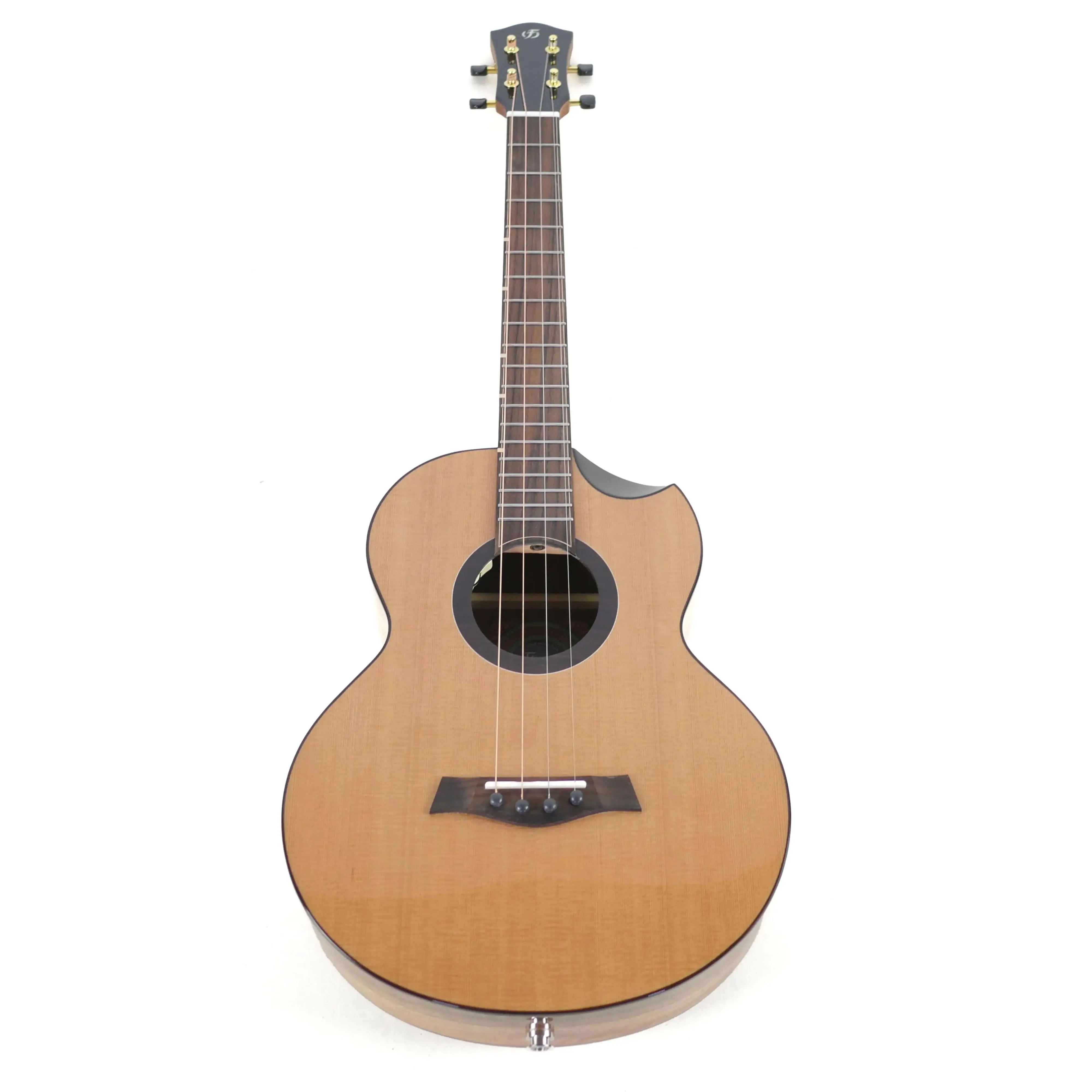 Flight Lily EQ-A Solid Cedar Top Baritone Ukulele - BLEM - Image 4