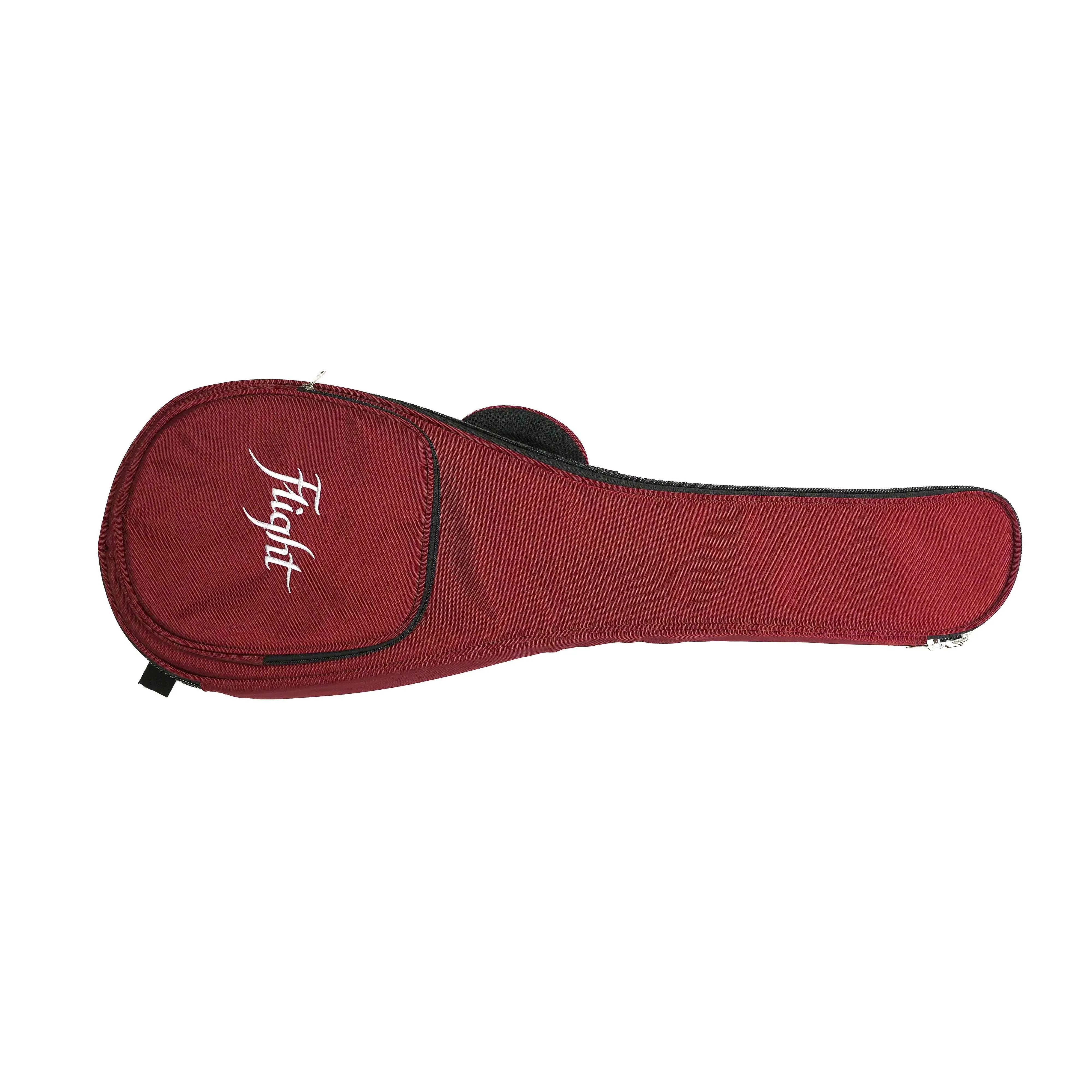 Flight Lily EQ-A Solid Cedar Top Baritone Ukulele w/ Pickup - Image 5