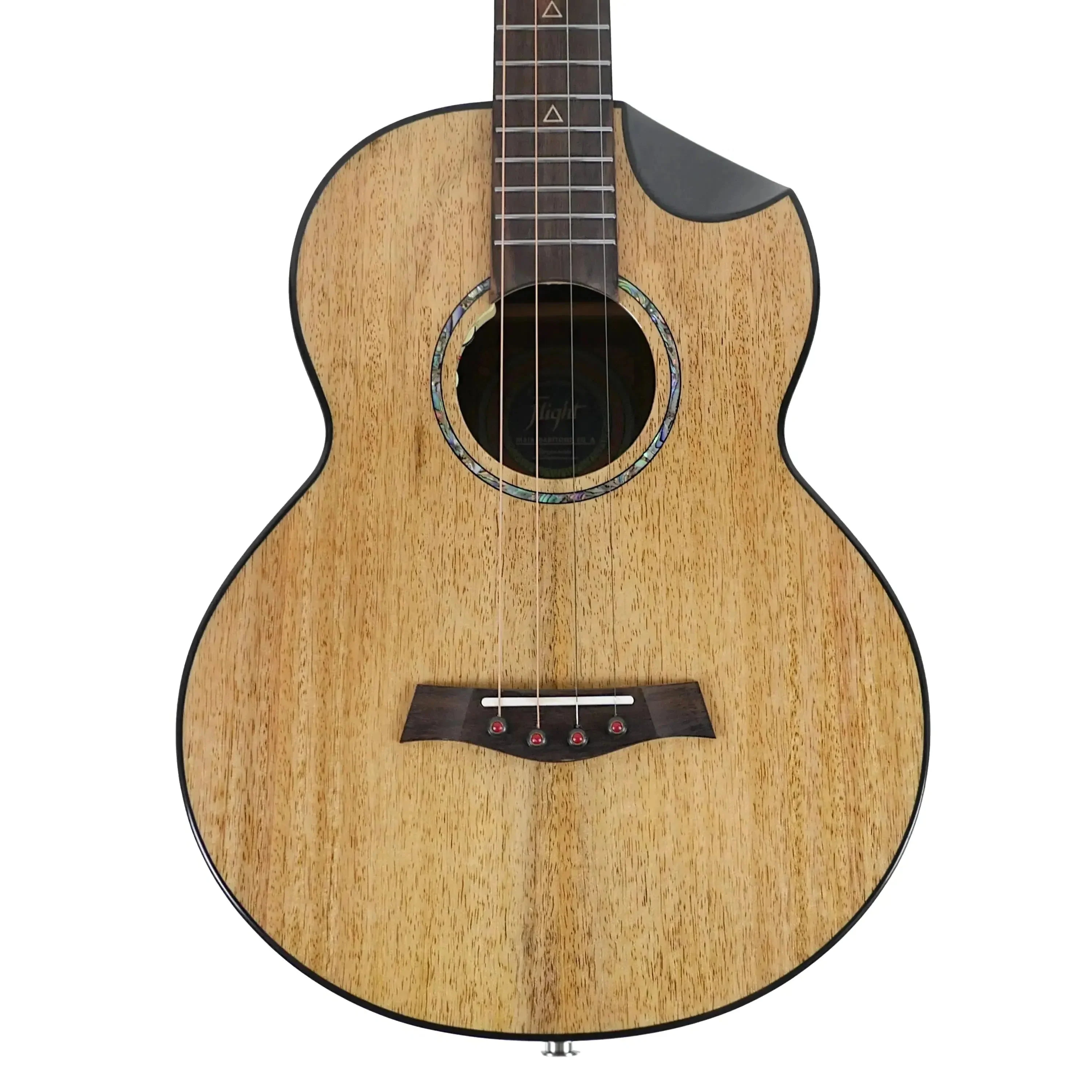 Flight Maia EQ-A Solid Mango Top Baritone Ukulele w/ Pickup