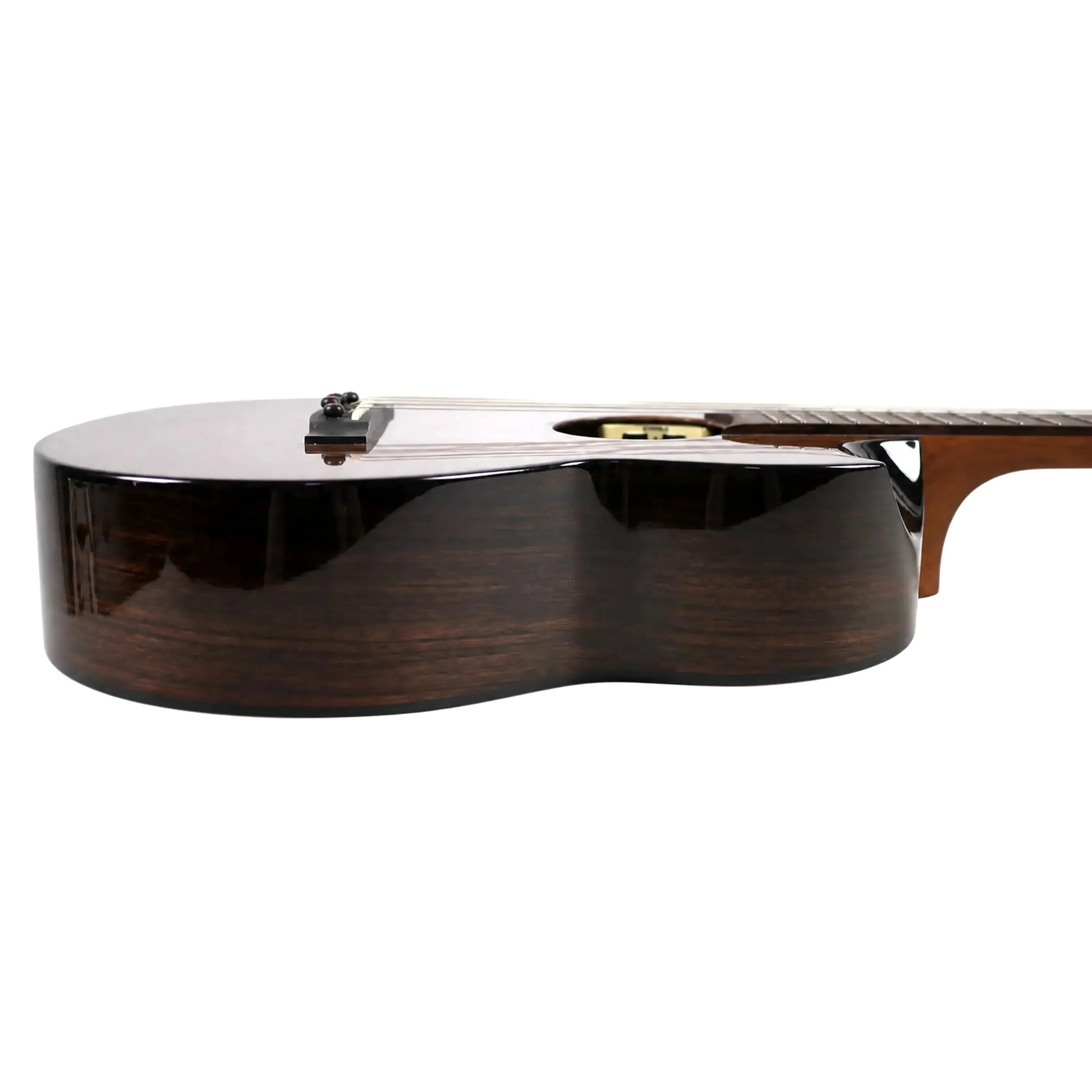 Flight Maia EQ-A Solid Mango Top Baritone Ukulele w/ Pickup - Image 3