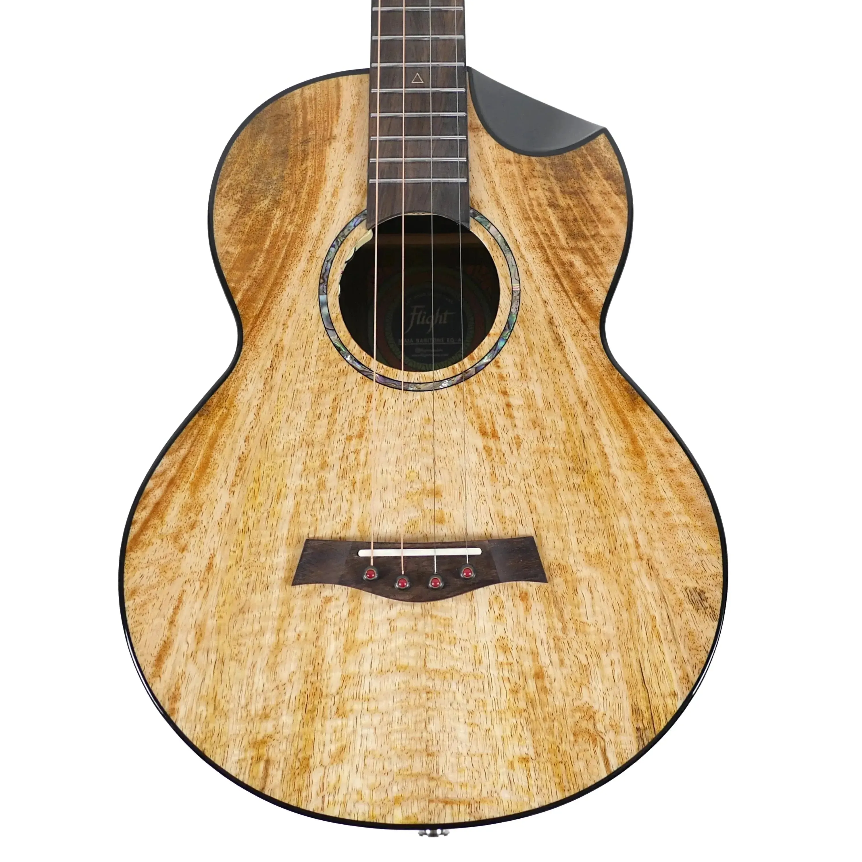 Flight Maia EQ-A Solid Mango Top Baritone Ukulele w/ Pickup