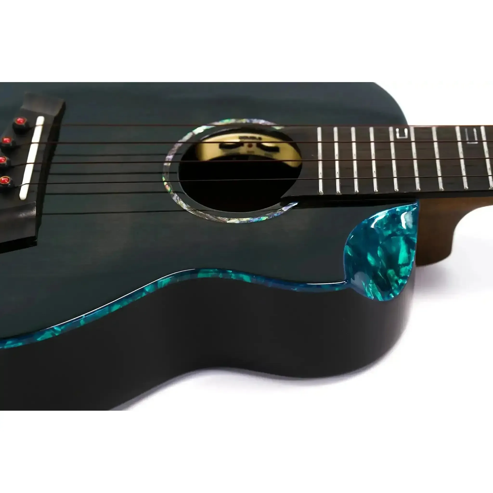 Flight Nighthawk EQ-A Solid Spruce Top Concert Ukulele w/ Pickup - Image 3