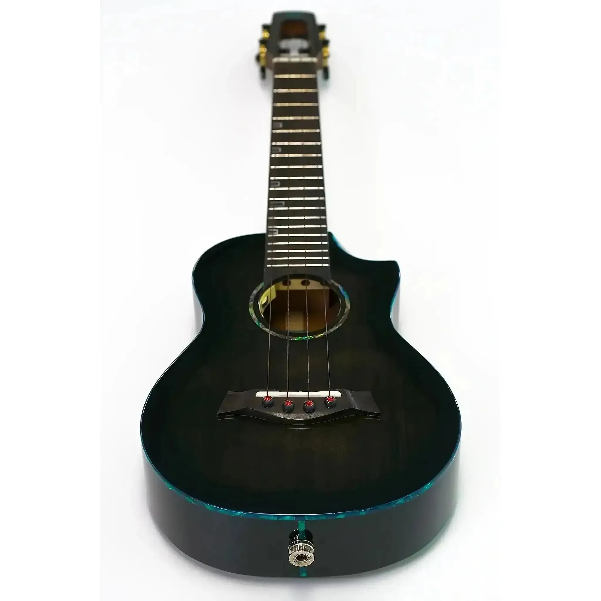 Flight Nighthawk EQ-A Solid Spruce Top Concert Ukulele w/ Pickup - Image 4