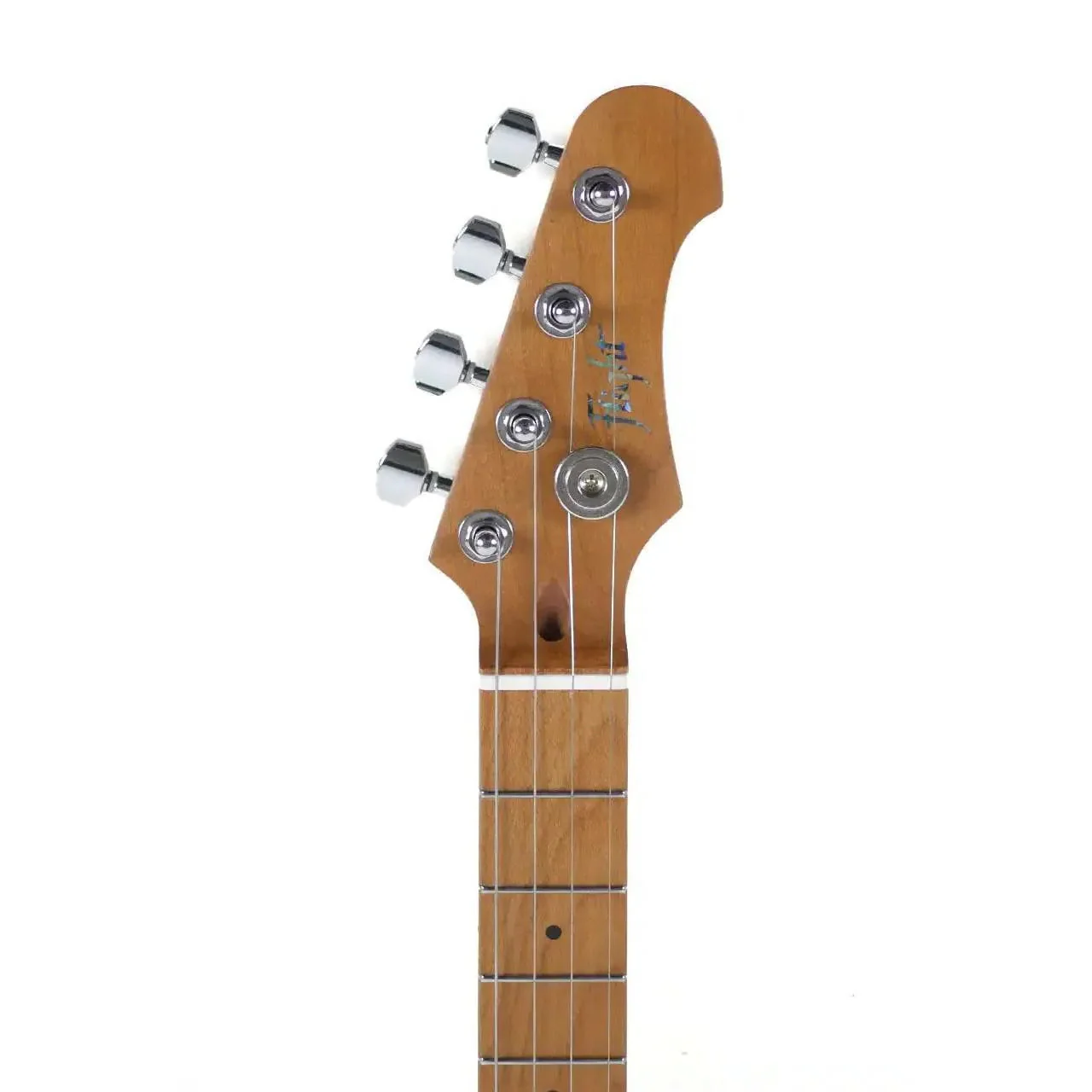 Flight Pathfinder RD Red Solid Body Electric Baritone Ukulele - Image 6