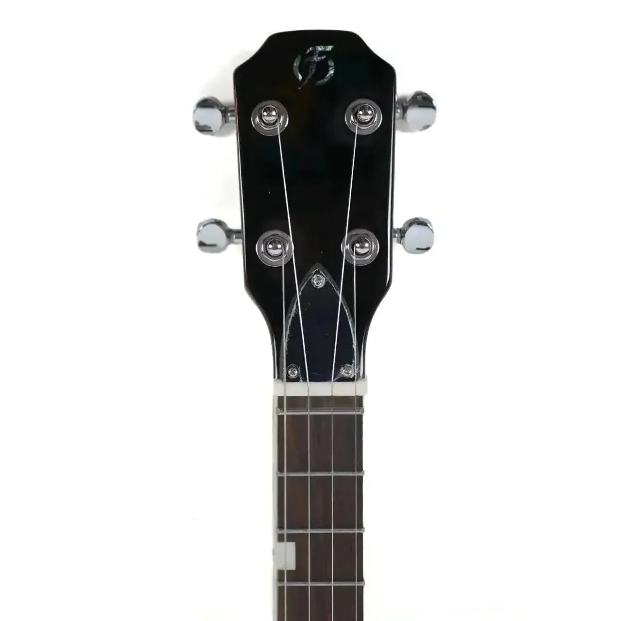 Flight Vanguard TBK Transparent Black Electric Tenor Ukulele - Image 6