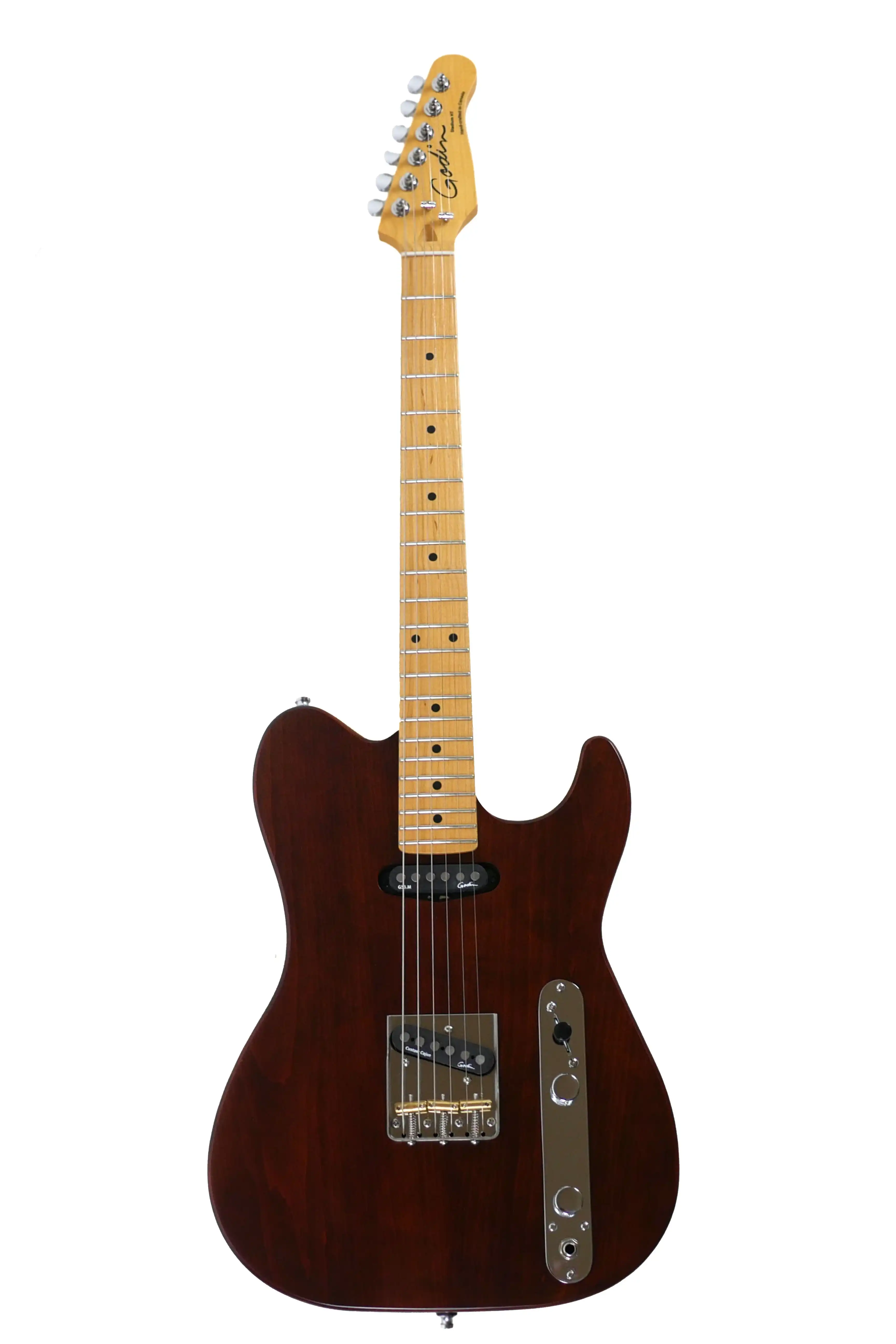 Godin Stadium HT Havana Brown Solid Body Electric Guitar w/ Free Gigbag - Pre-Owned - Image 4