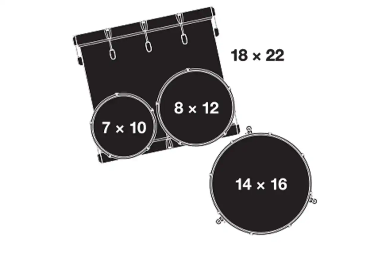 Gretsch RN2-E8246-GN Renown 4-Piece Drum Kit - Gloss Natural - Image 2