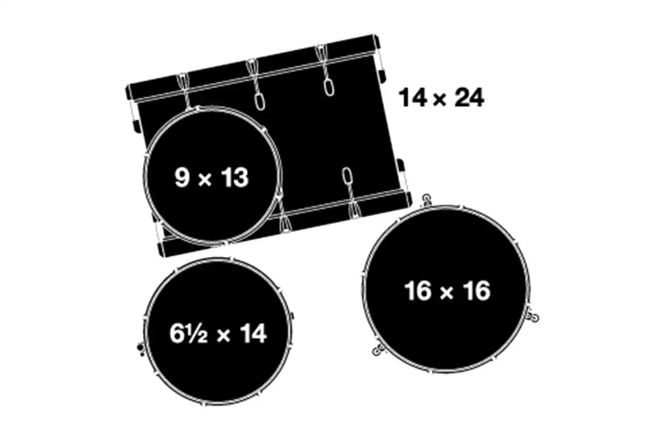 Gretsch RN2-R644-GN Renown 4-Piece Drum Kit - Gloss Natural - Image 2