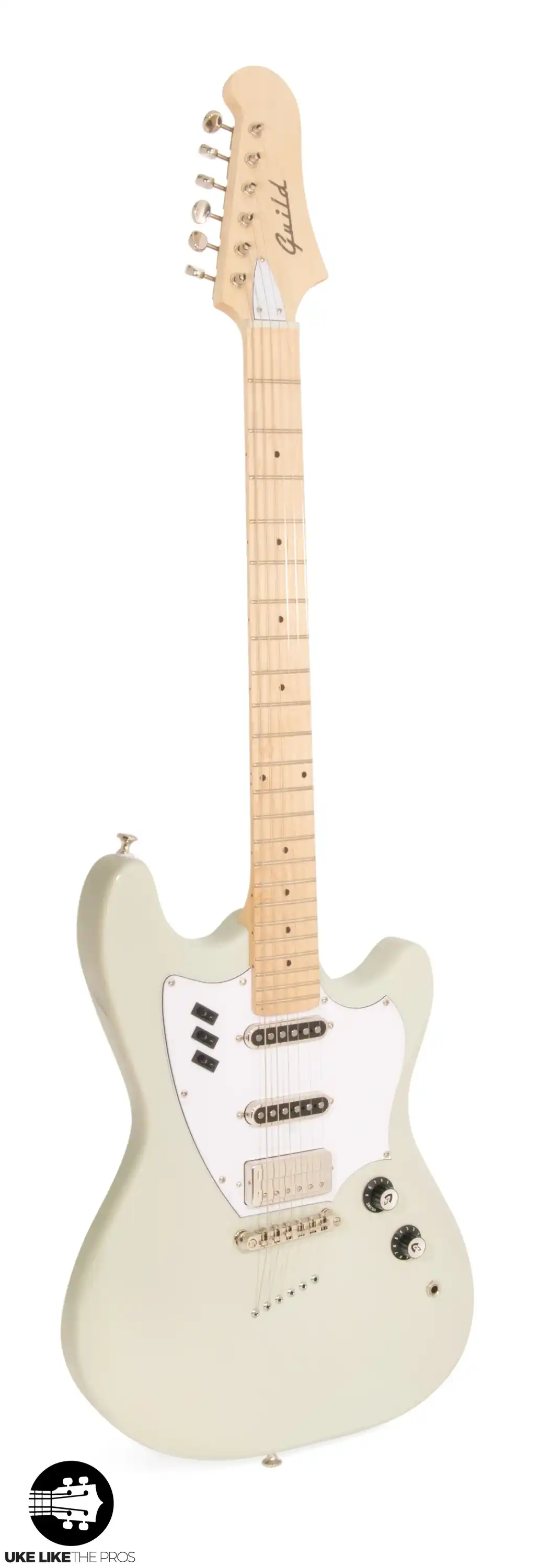 Guild Surfliner Electric Guitar White Sage - Image 5
