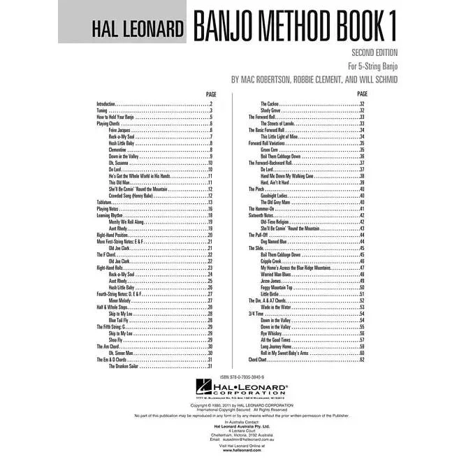 Hal Leonard Banjo Method – Book 1 – 2nd Edition For 5-String Banjo - Image 2