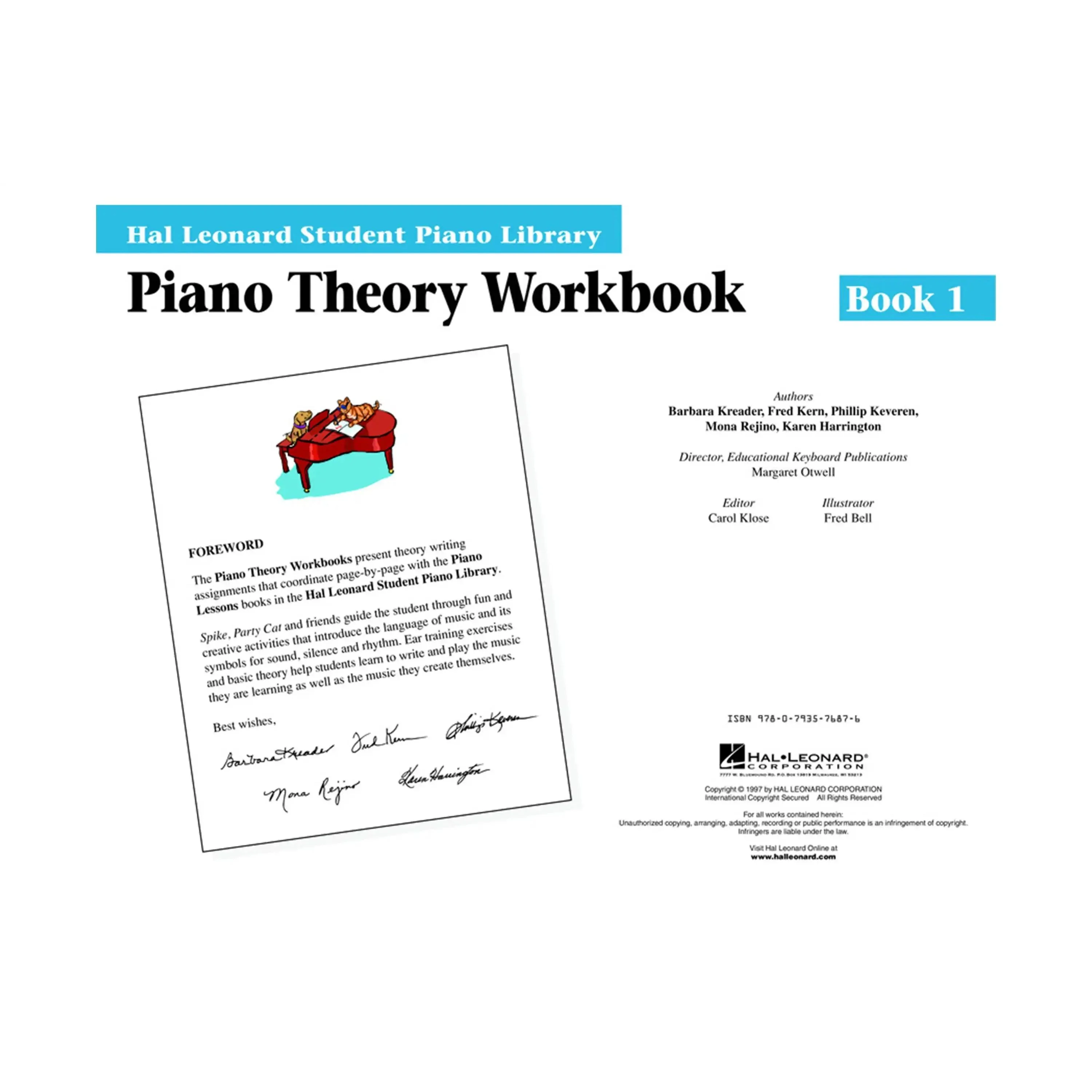 Hal Leonard Piano Theory Workbook 1 - Student Piano Library - Image 2