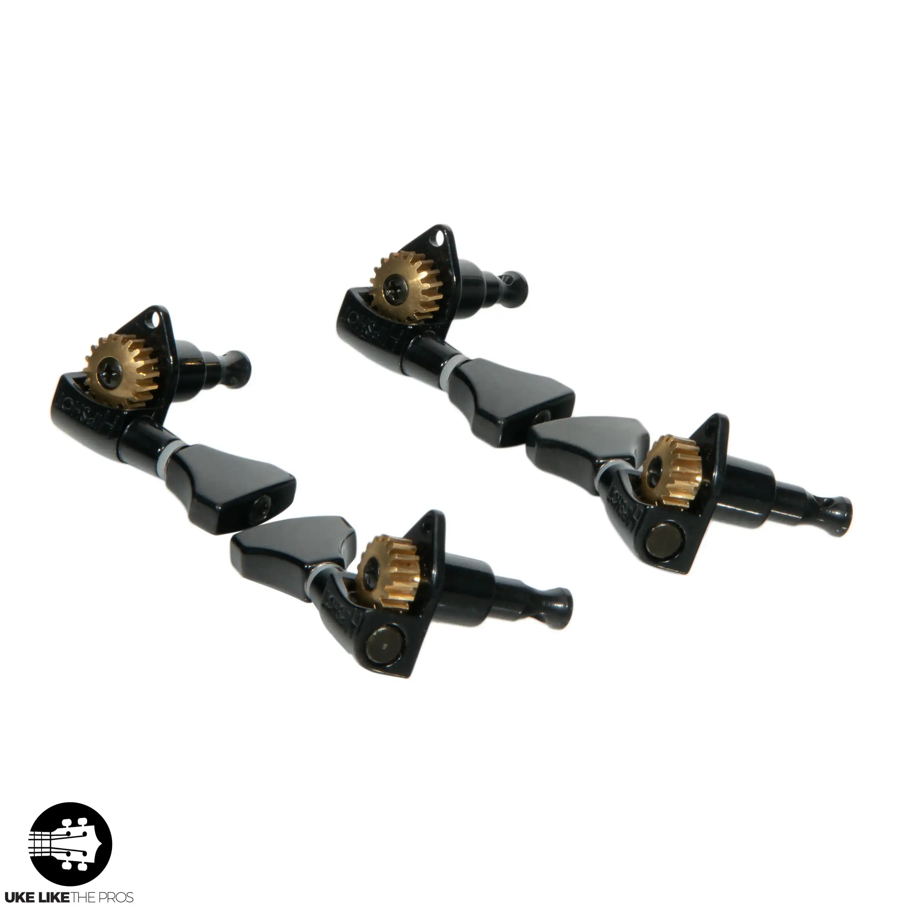 Hip Shot Classic Open Ukulele Tuning Machines - BLACK - NO BOX - Image 2