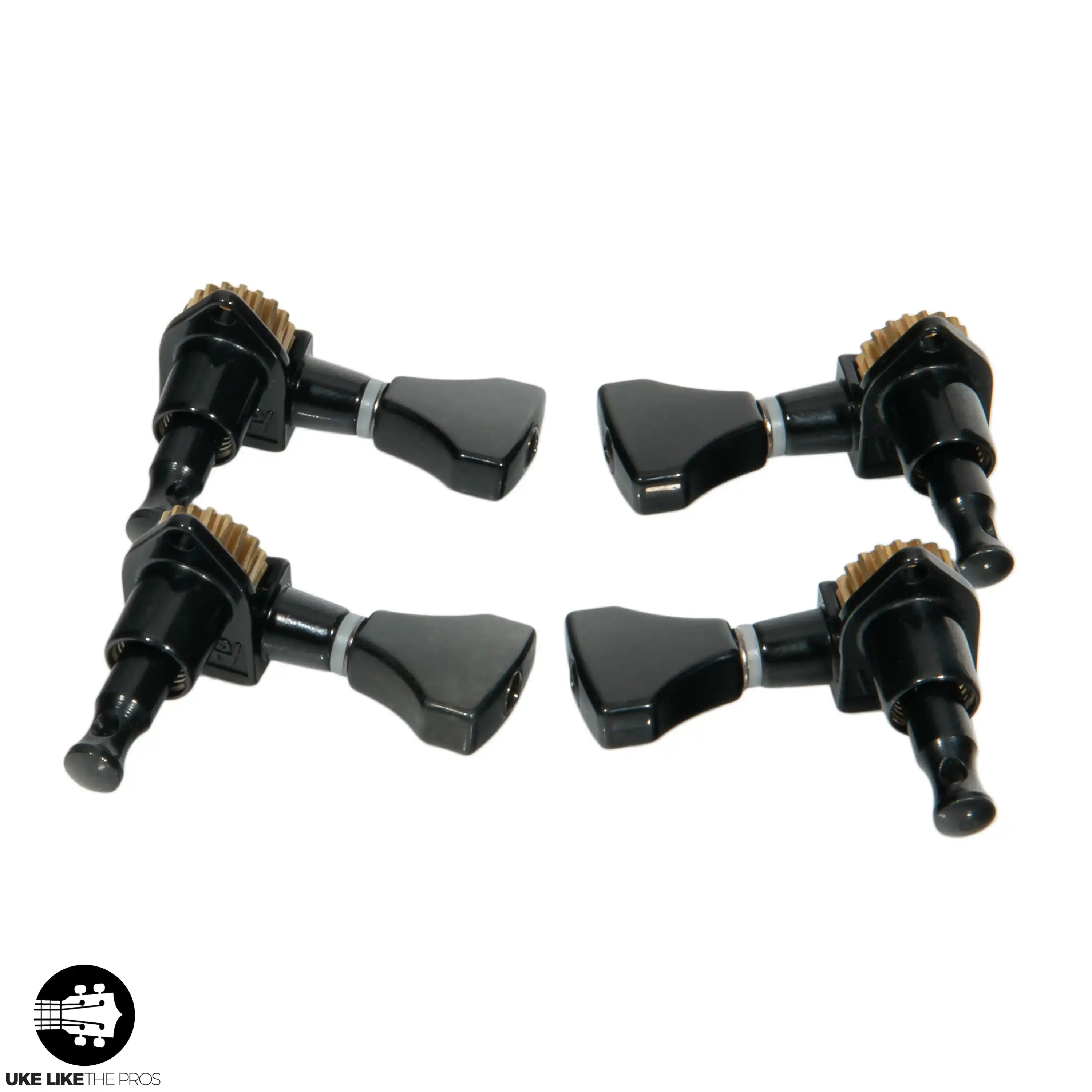 Hip Shot Classic Open Ukulele Tuning Machines - BLACK - NO BOX - Image 3