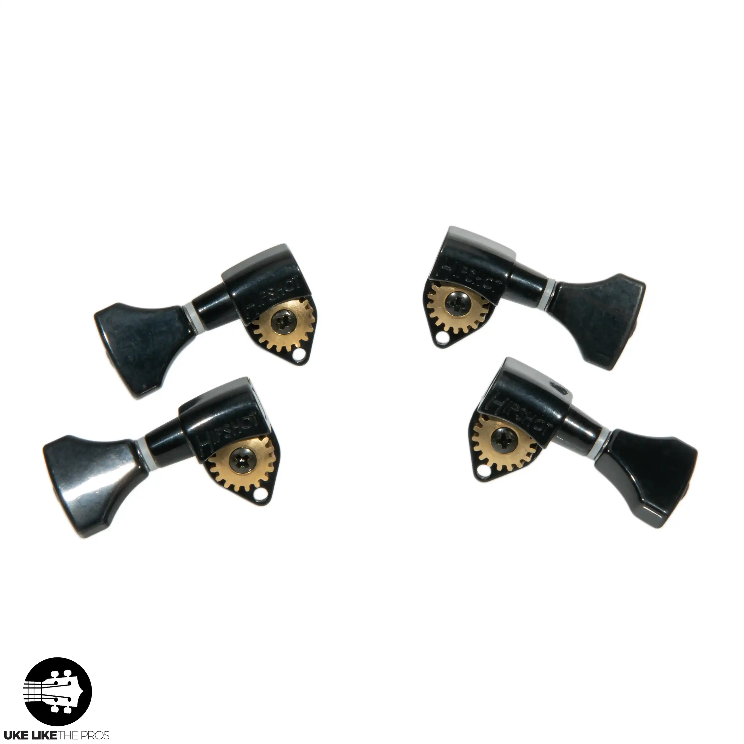 Hip Shot Classic Open Ukulele Tuning Machines - BLACK - NO BOX - Image 5
