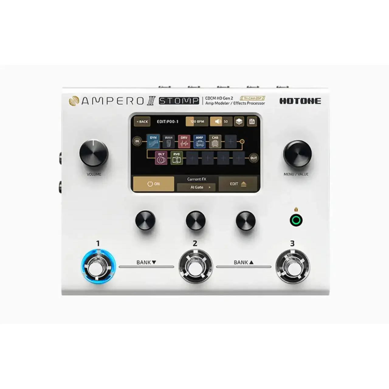 Hotone Ampero II MP-300 Stomp Modeler & Effects Processor