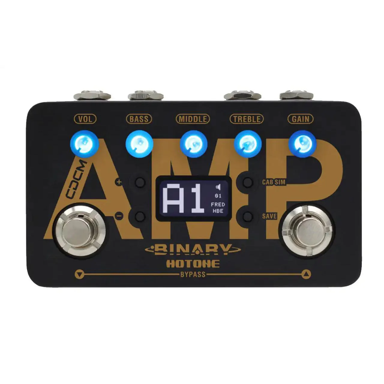 Hotone BAP-1 Binary Amp CDCM Amplifier Effects Pedal