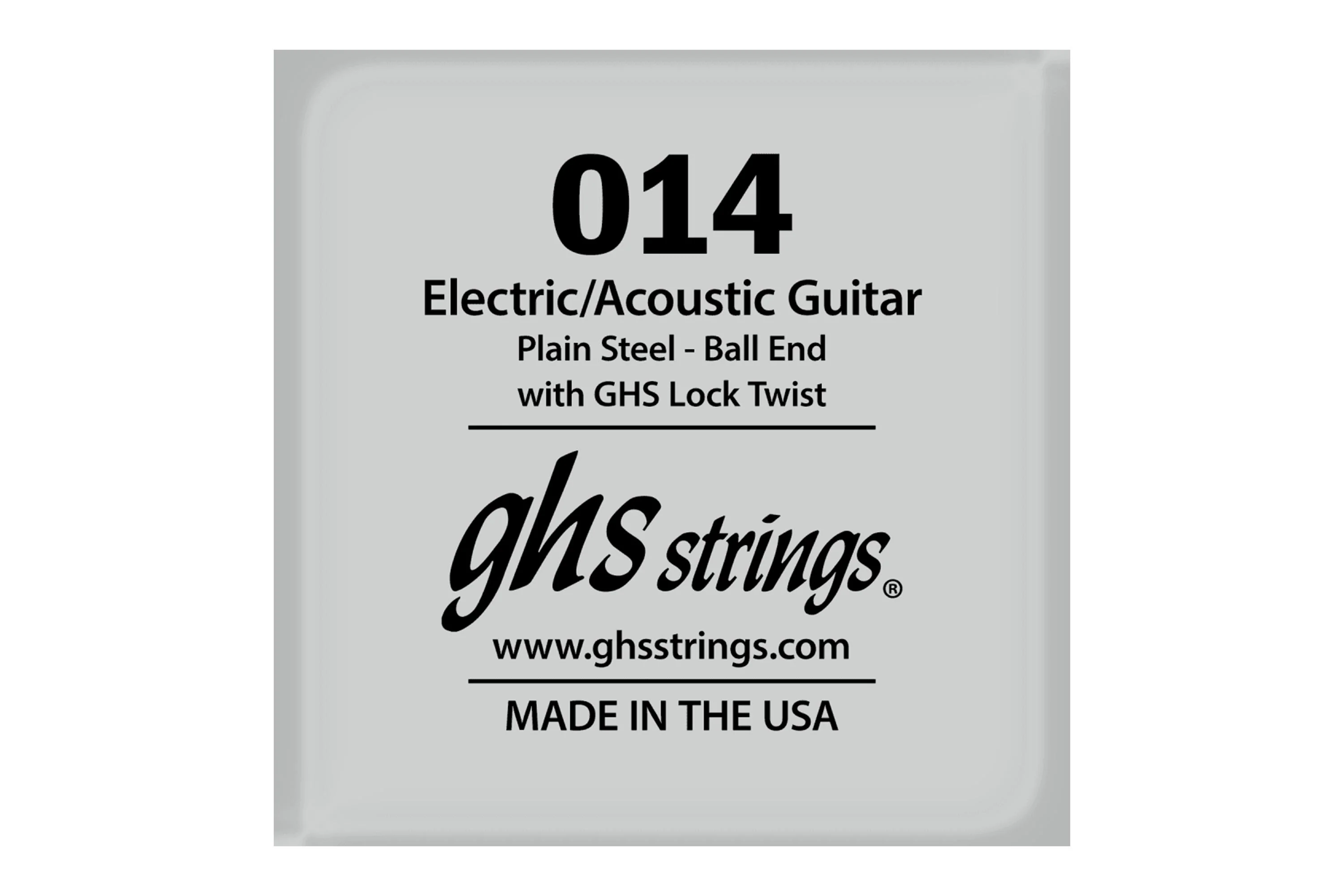 GHS-014 Plain Steel String (SINGLE STRING)