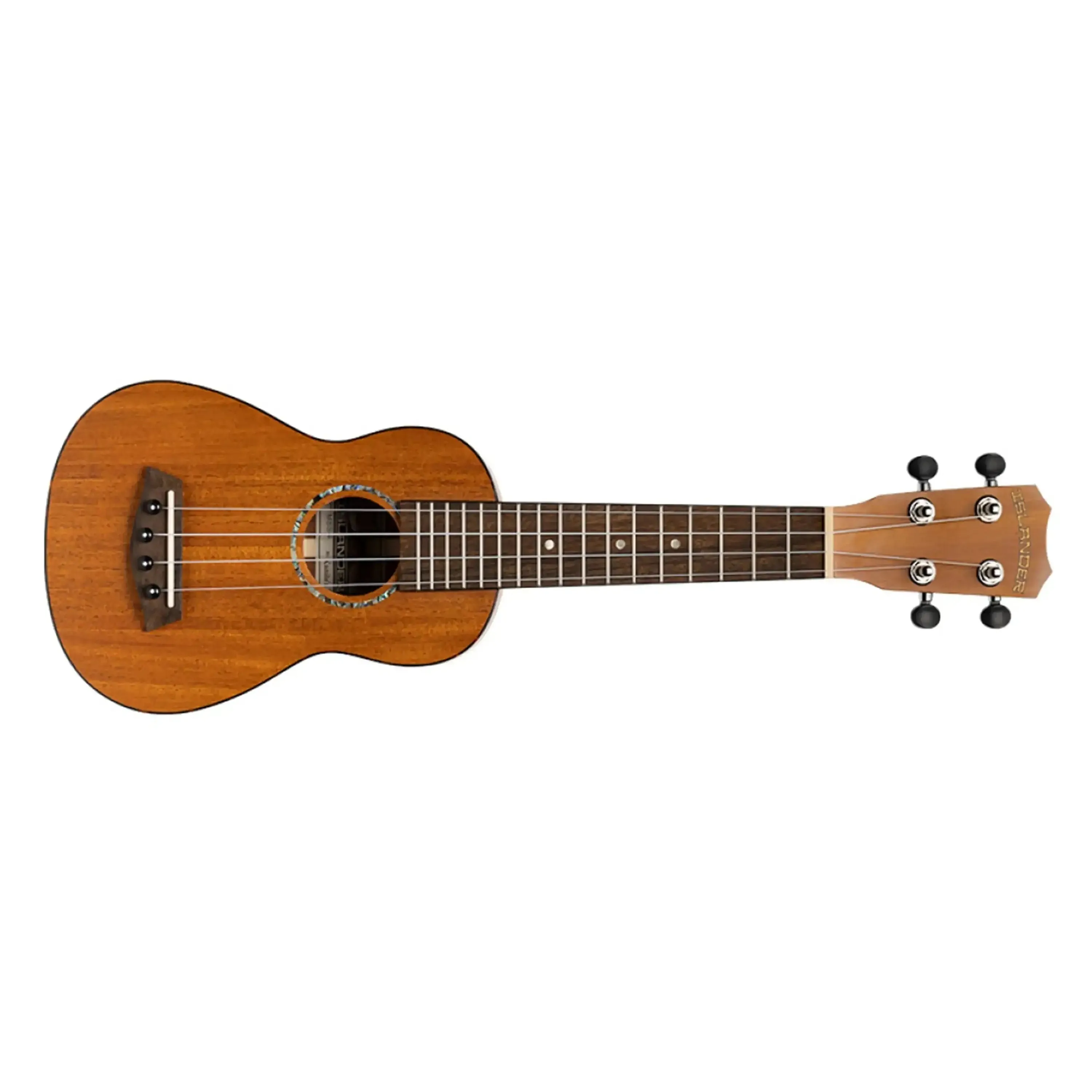 Islander MSS-4 Solid Mahogany Soprano Ukulele - Image 3
