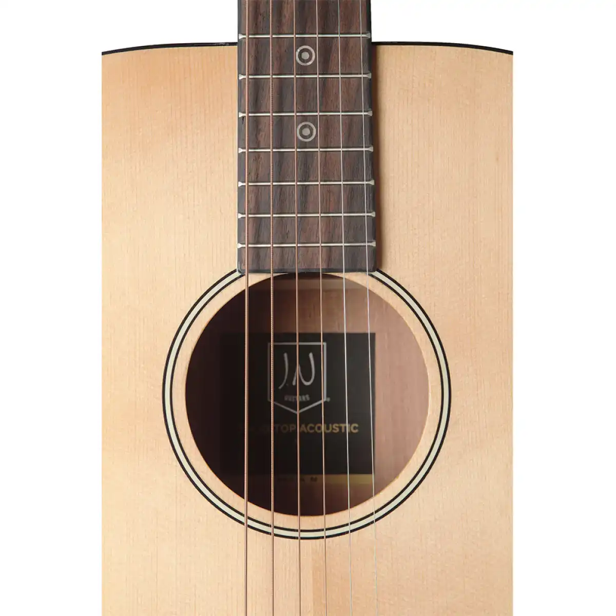 J.N Guitars BES-A-N Solid Spruce Top Acoustic Guitar - Image 4