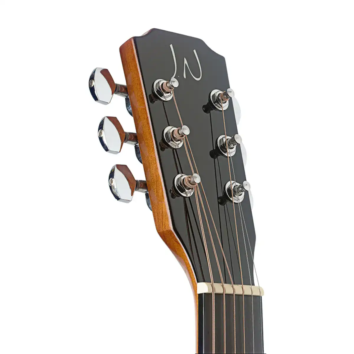 J.N Guitars BES-A-N Solid Spruce Top Acoustic Guitar - Image 5
