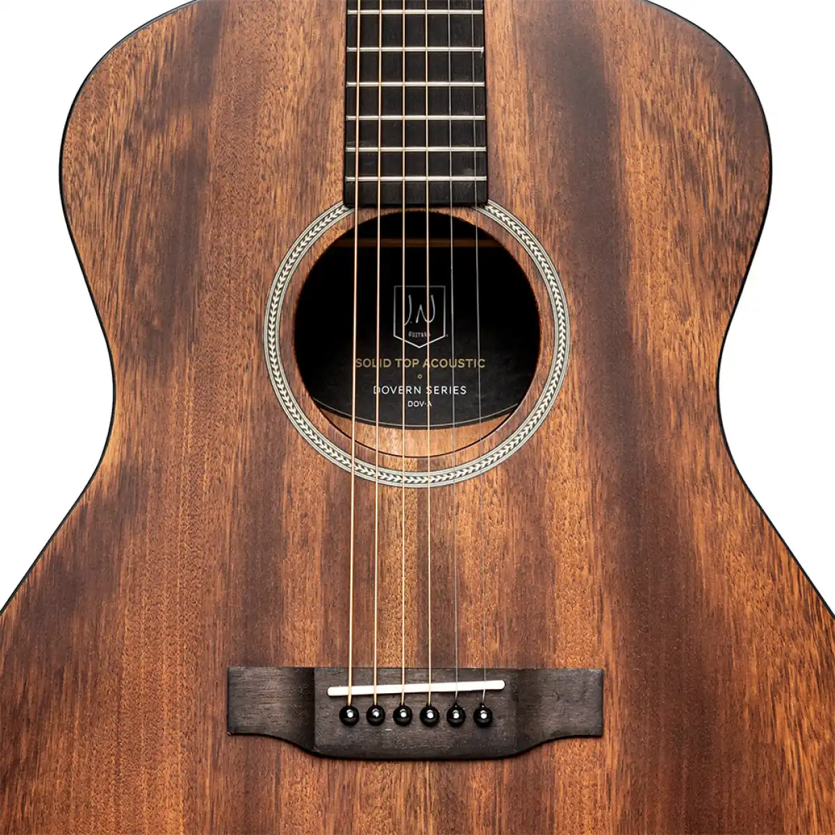 J.N Guitars DOV-A Solid Mahogany Top Acoustic Guitar - Image 4