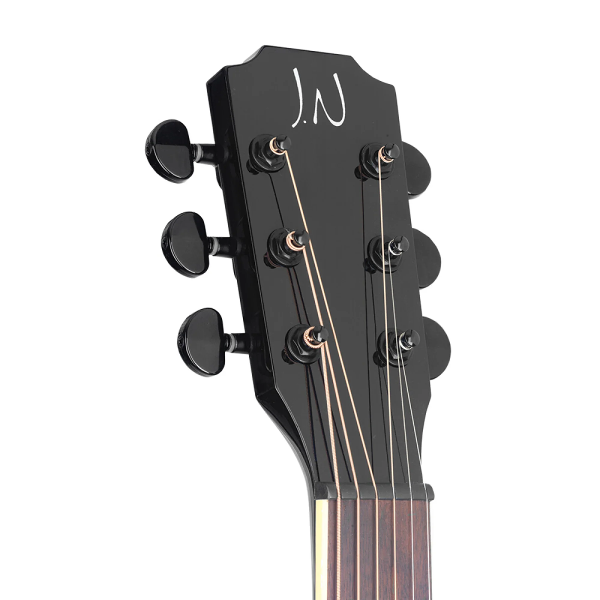J.N Guitars YAK-D Yakisugi Series Acoustic Dreadnought Guitar - Image 3