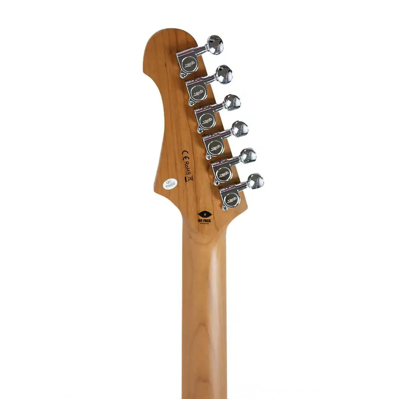 Jet JS-300 BGD Burgundy Pink Solid Body Stratocaster Electric Guitar - Image 6
