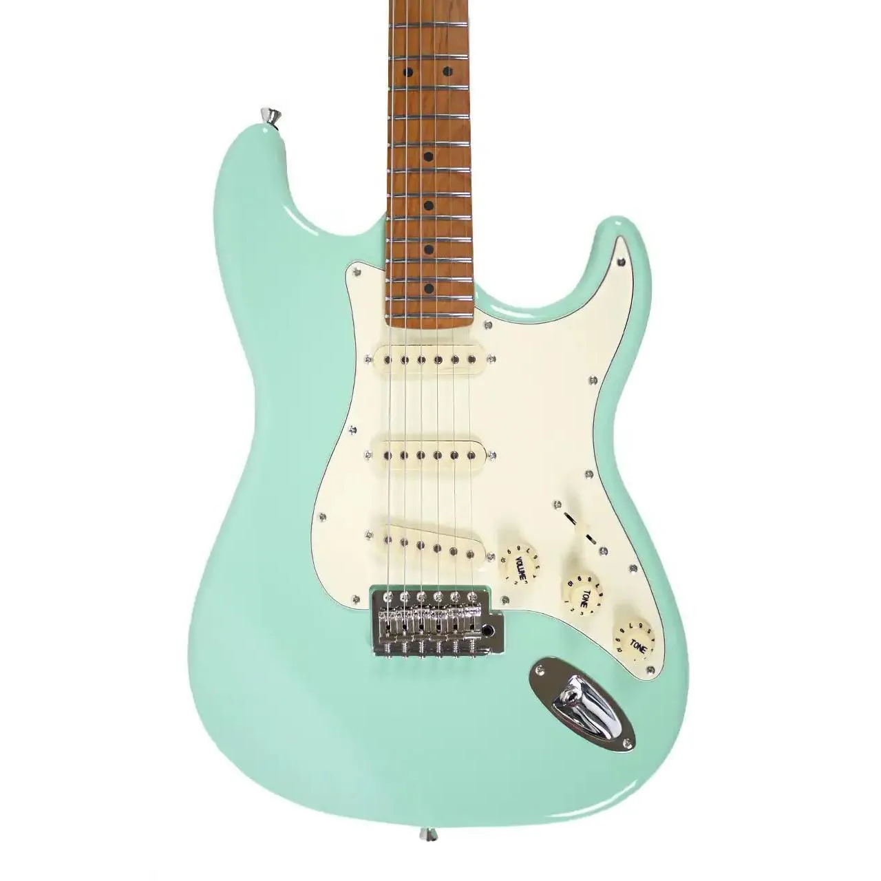 Jet JS-300 SFG Seafoam Green Solid Body Stratocaster Electric Guitar