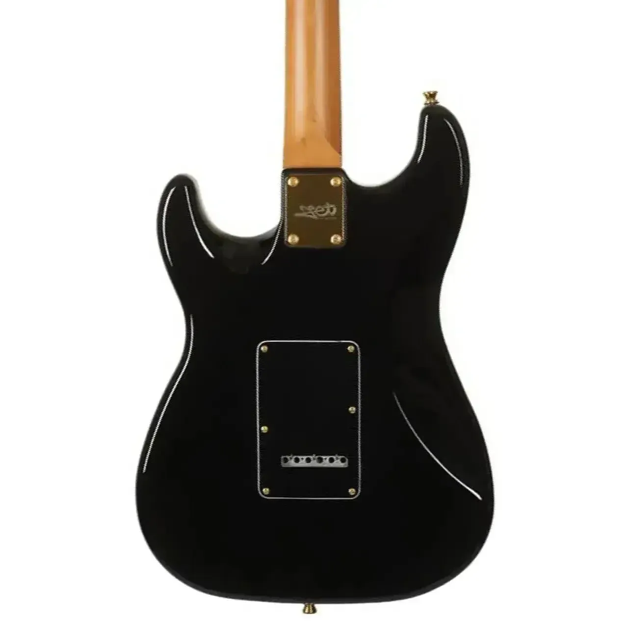 Jet JS-380 BK G Black Solid Body Stratocaster Electric Guitar - Image 2