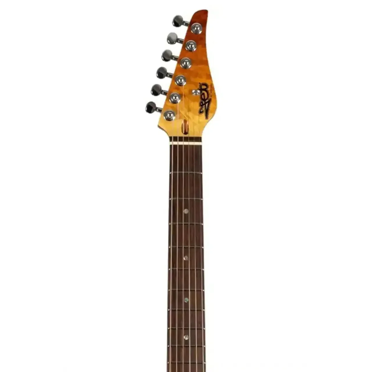 Jet JS-45 FIREBURST Solid Body Stratocaster Electric Guitar - Image 5