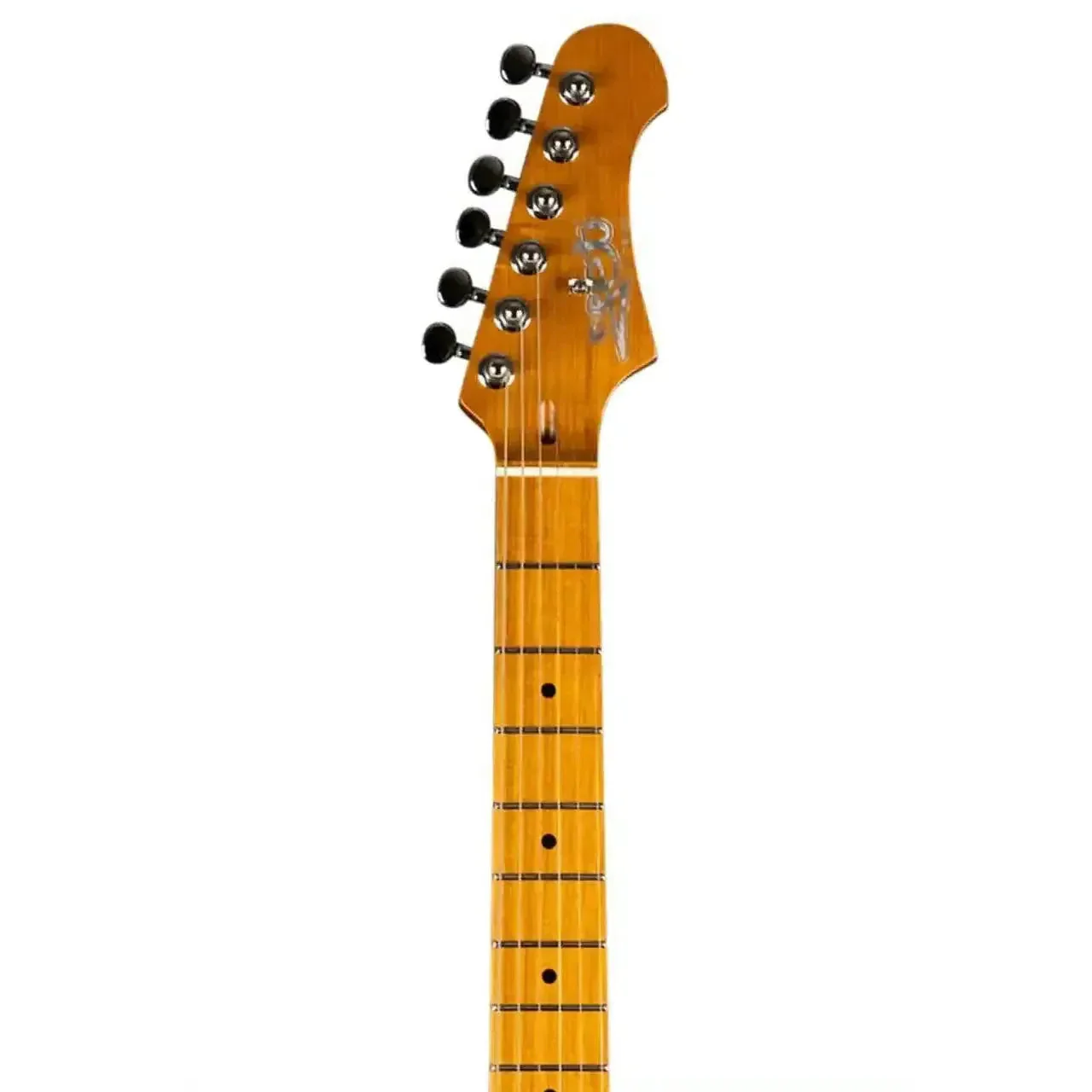 Jet JS-450 OBL Ocean Blue Solid Blue Stratocaster Electric Guitar - Image 4