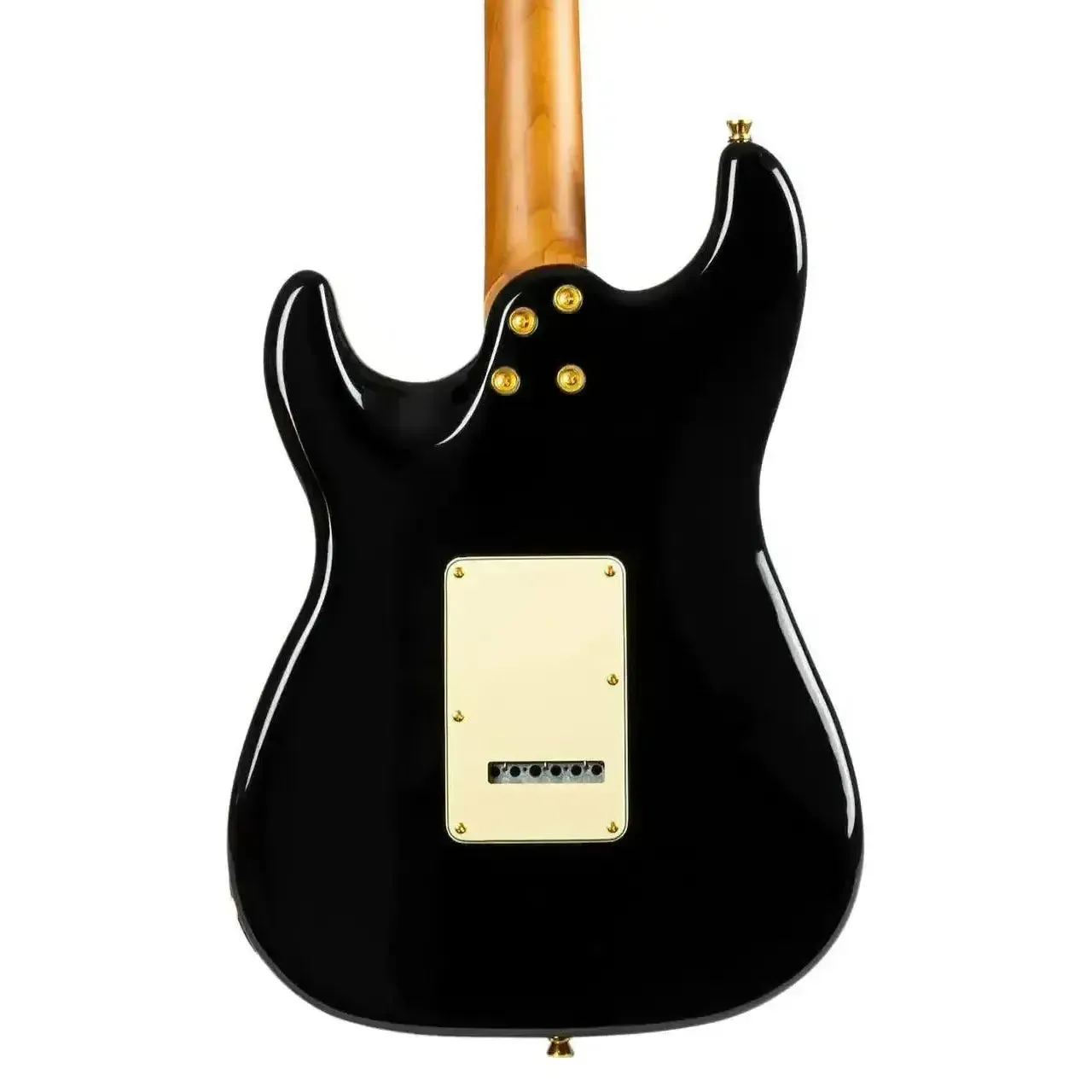 Jet JS-480 BK G Black Solid Body Stratocaster Electric Guitar - Image 2