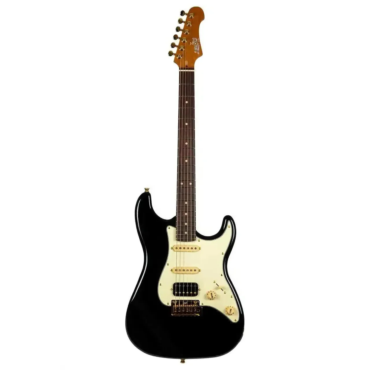 Jet JS-480 BK G Black Solid Body Stratocaster Electric Guitar - Image 3