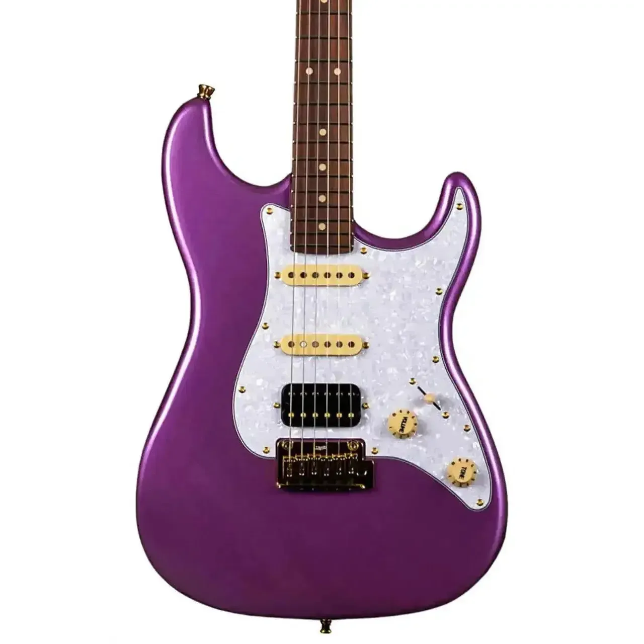 Jet JS-480 VI G Violet Solid Body Stratocaster Electric Guitar