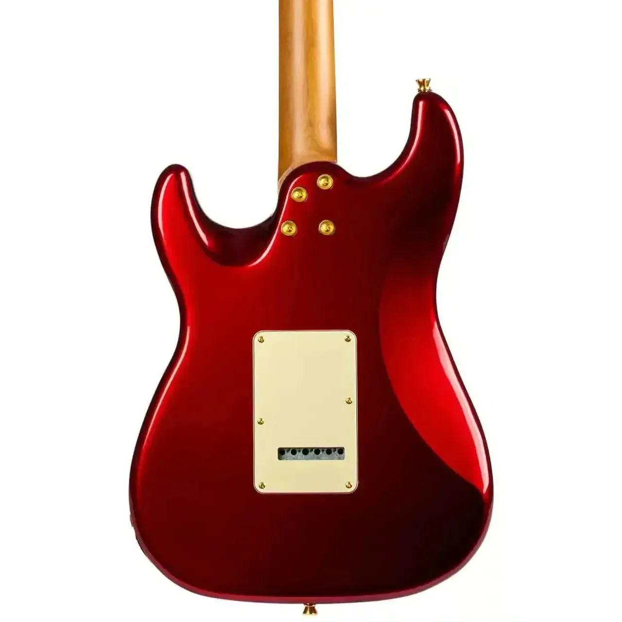 Jet JS-480 WR G Wine Red Solid Body Stratocaster Electric Guitar - Image 2
