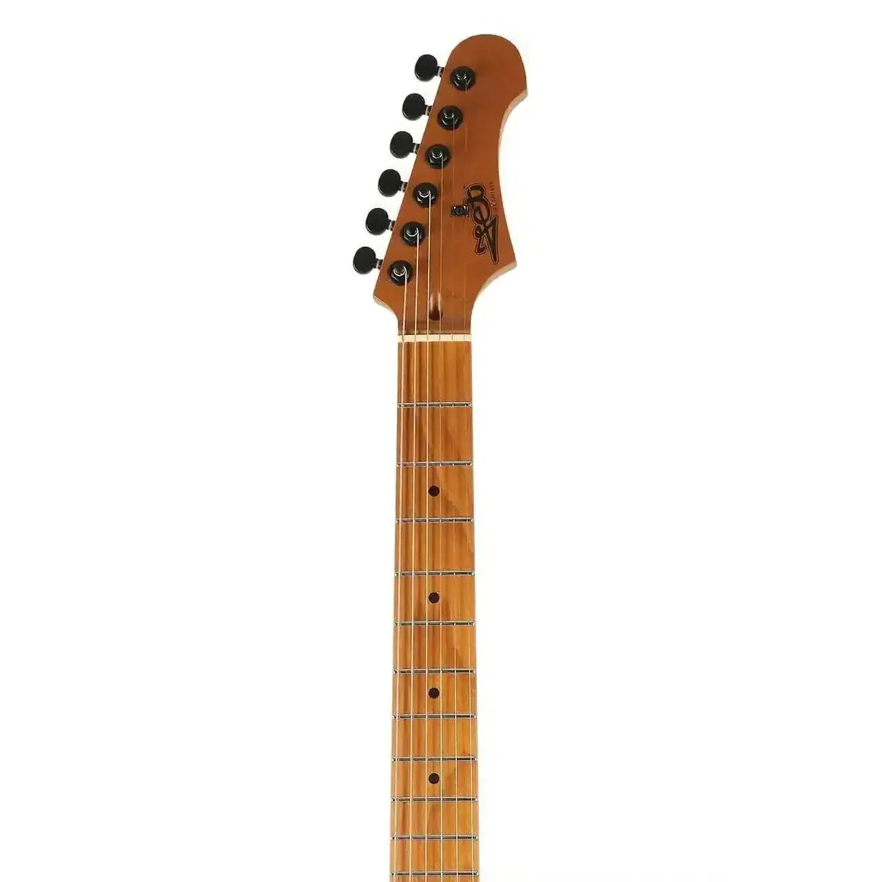 Jet JS-500 MBK Satin Back Solid Body Stratocaster Electric Guitar - Image 4