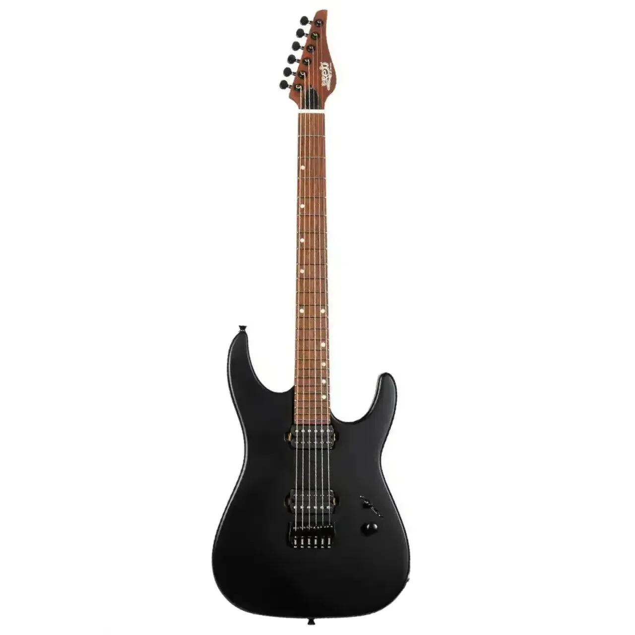 Jet JS-501 STYGIAN Satin Black Solid Body Stratocaster Electric Guitar - Image 3
