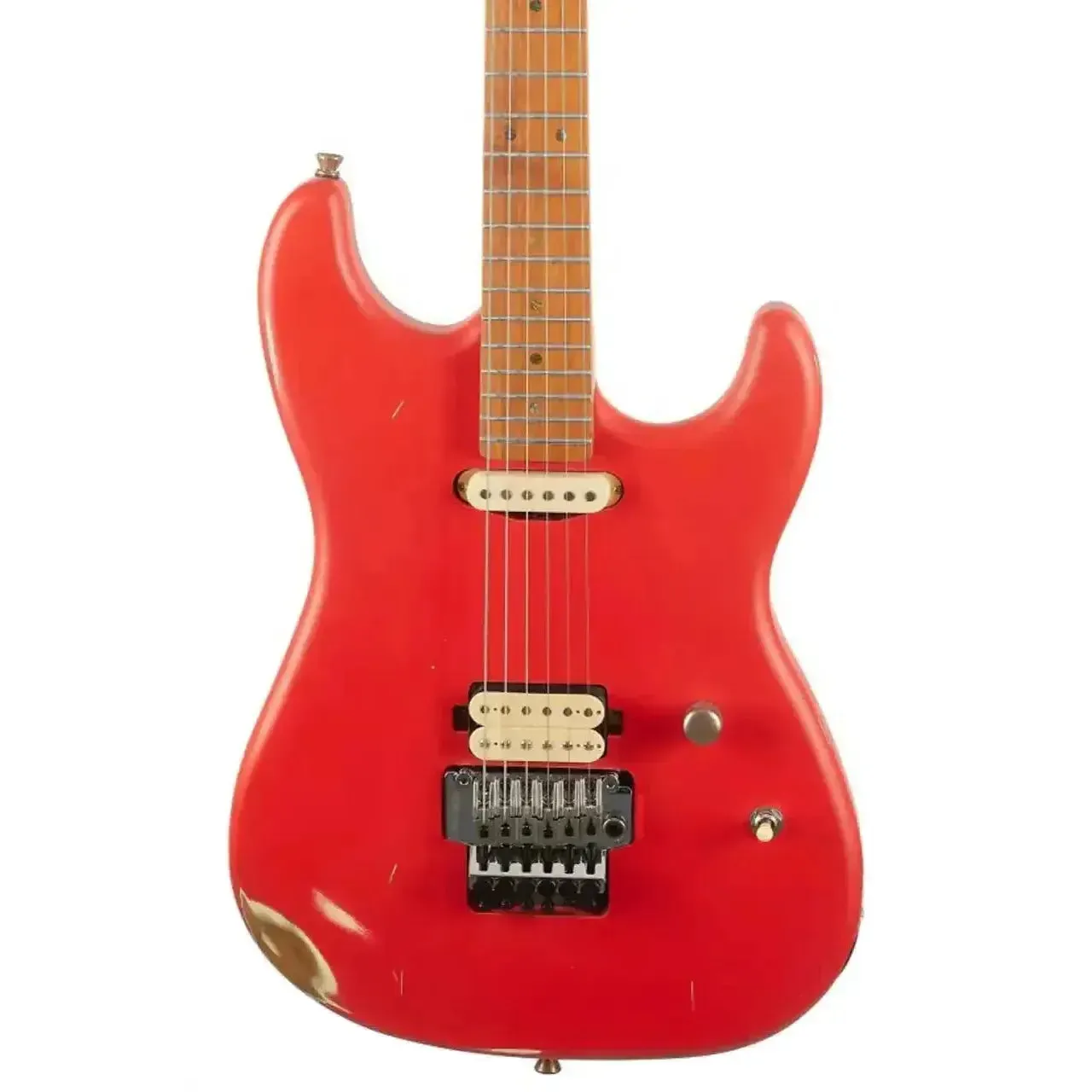 Jet JS-850 RELIC FR Red Distressed Solid Body Stratocaster Electric Guitar