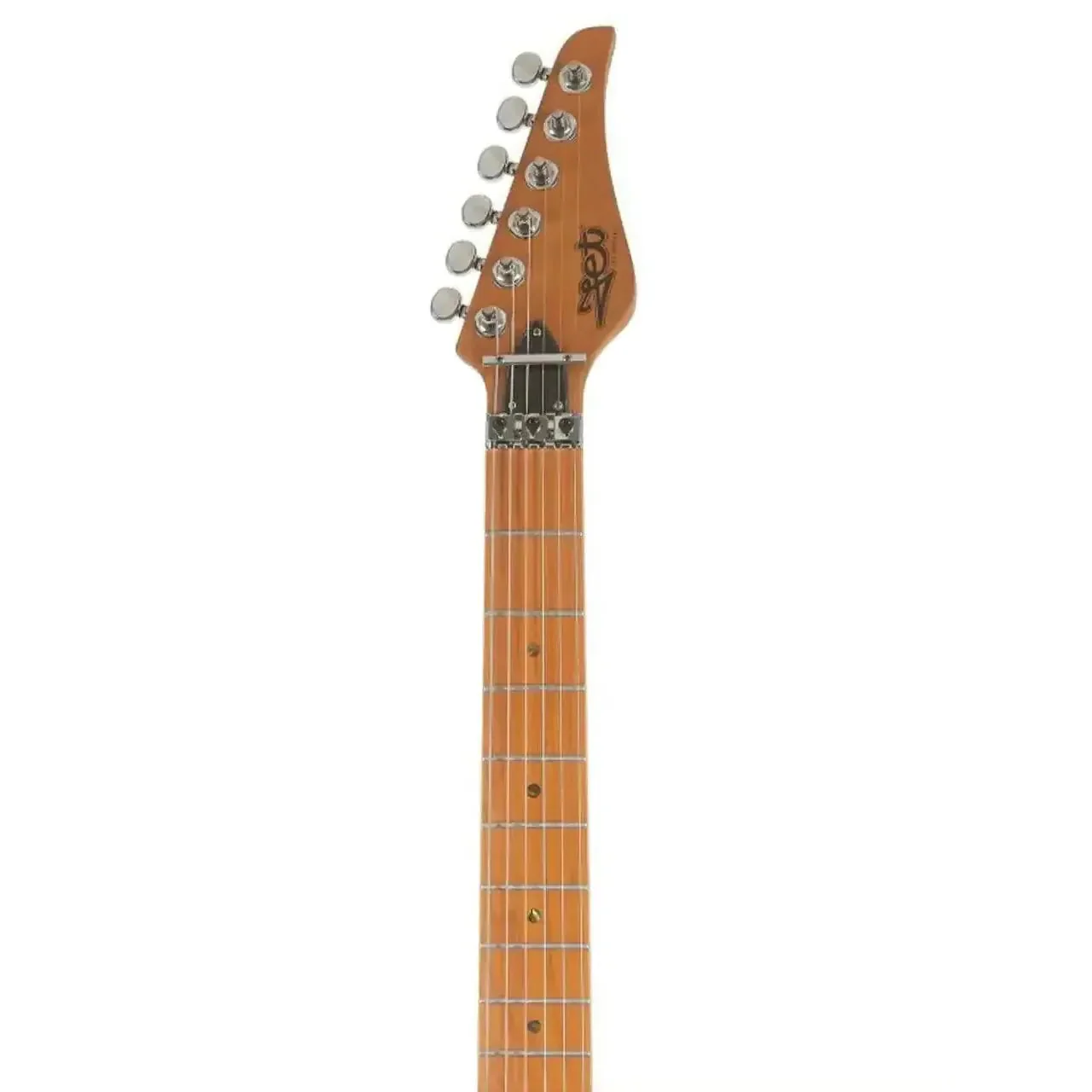 Jet JS-850 RELIC FR Red Distressed Solid Body Stratocaster Electric Guitar - Image 4
