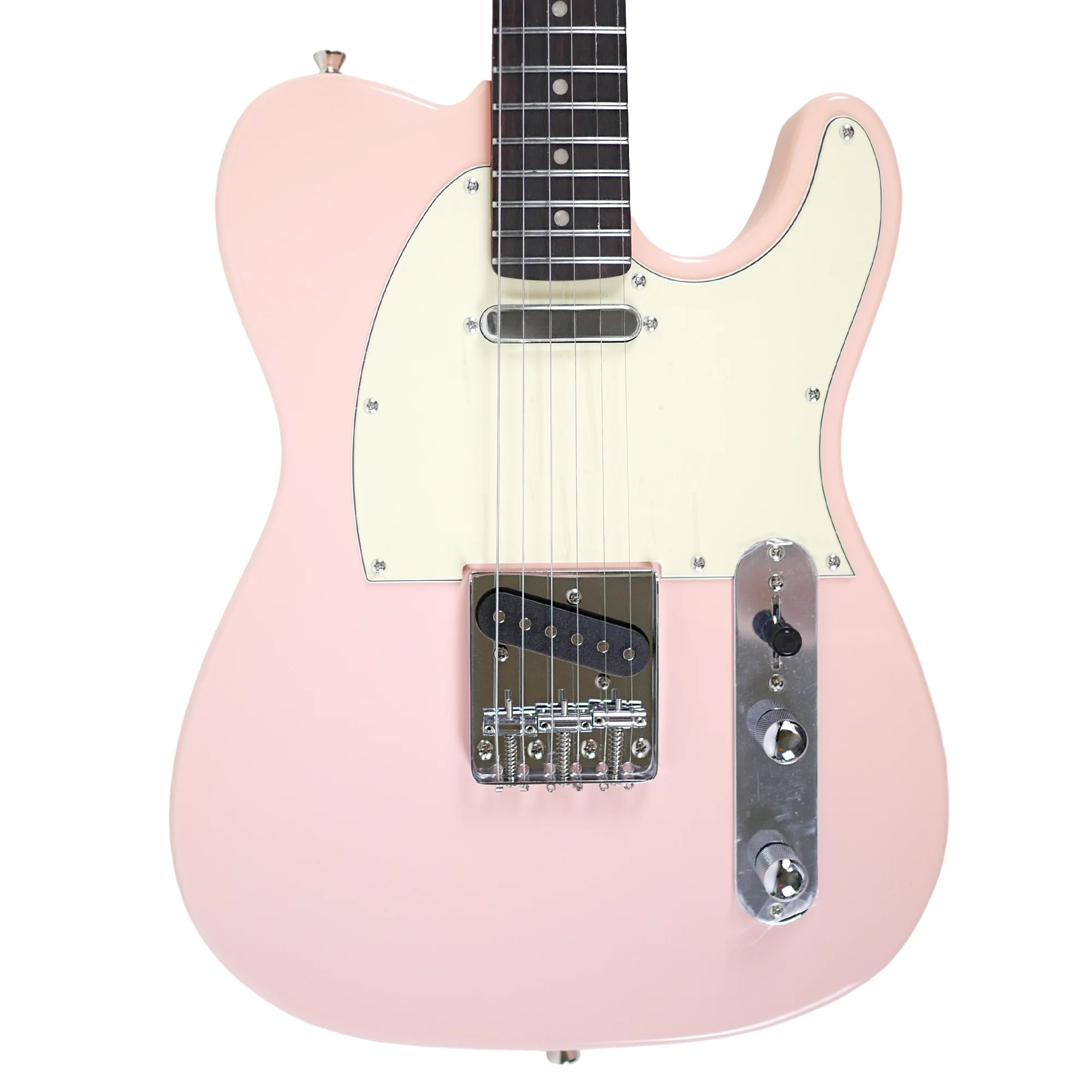 Jet JT-300 PK R Shell Pink Solid Body Telecaster Electric Guitar