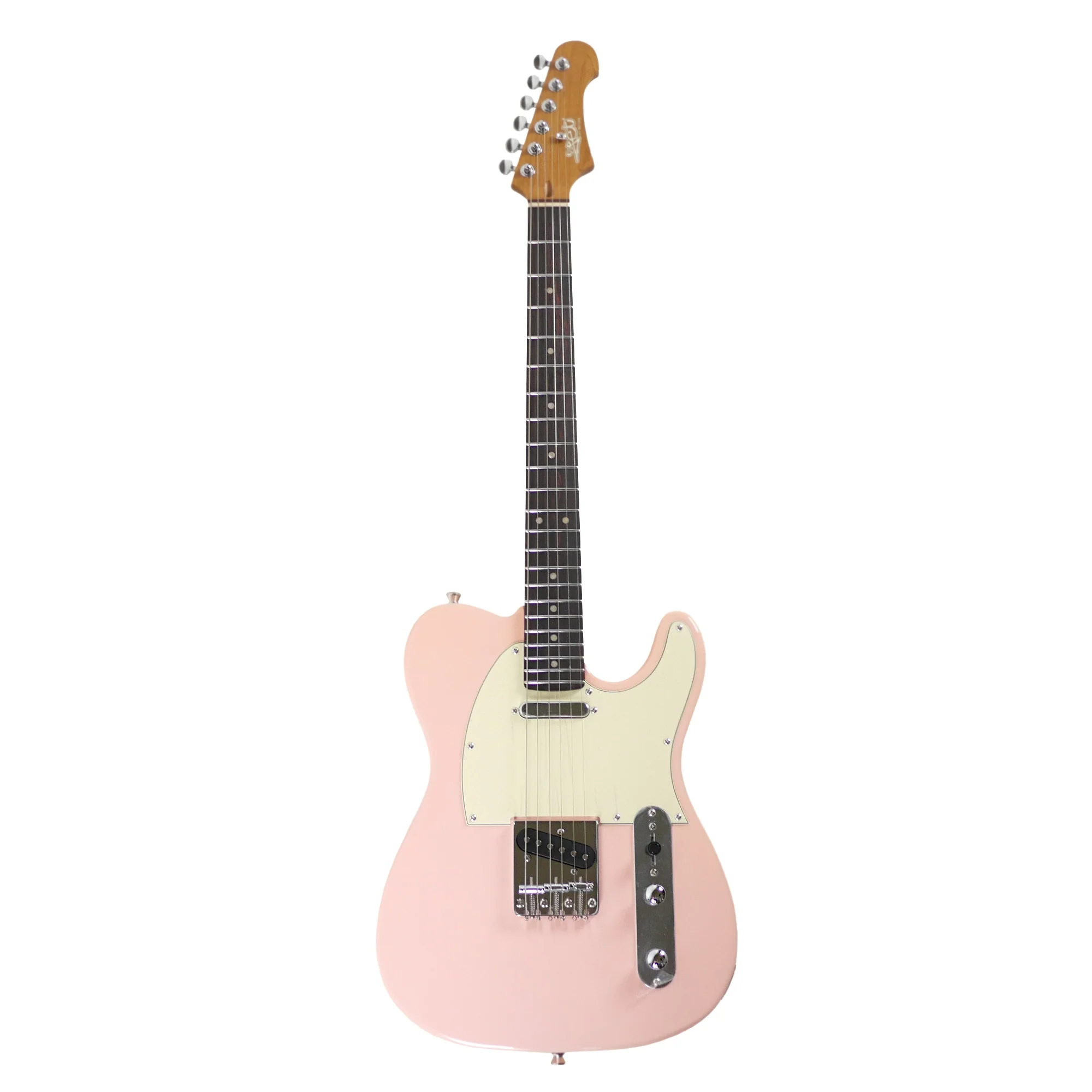 Jet JT-300 PK R Shell Pink Solid Body Telecaster Electric Guitar - Image 4
