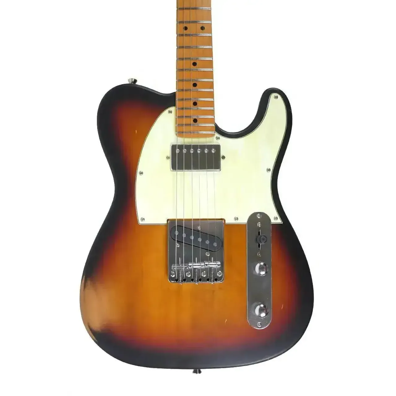 Jet JT-350-RLC Sunburst Distressed Telecaster Electric Guitar