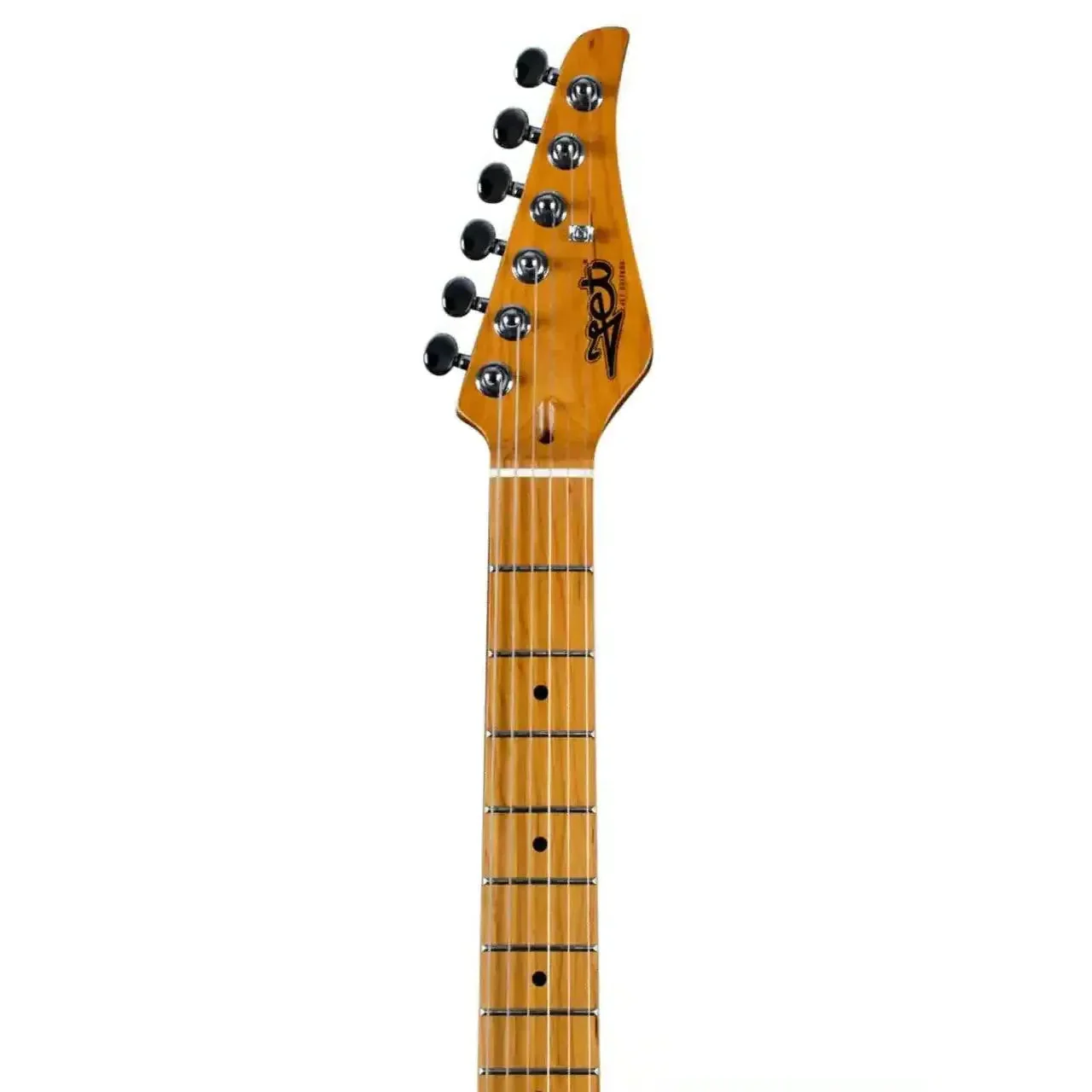 Jet JT-450 QTPK Quilted Transparent Pink Solid Body Telecaster Electric Guitar - Image 4