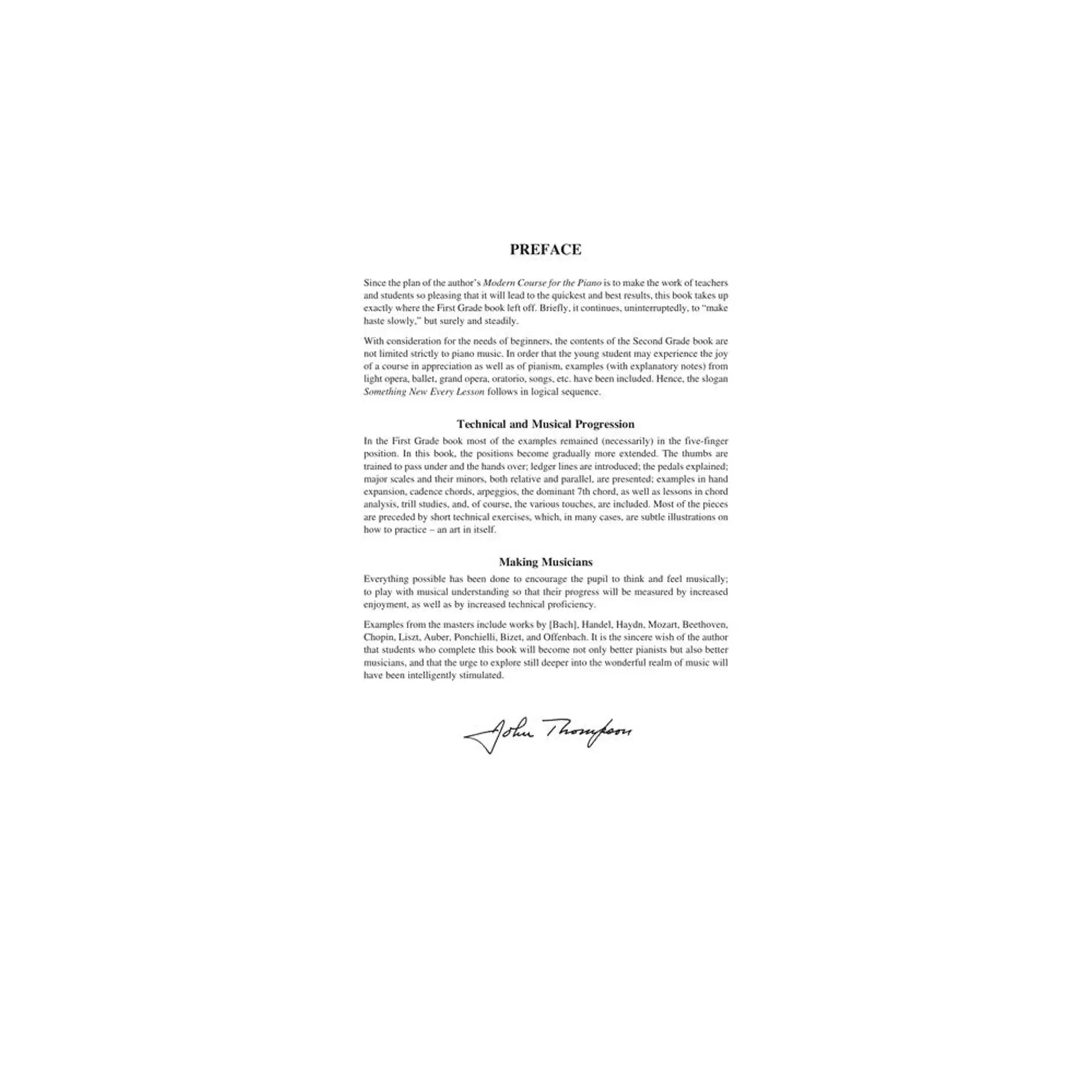 John Thompson's Modern Course For The Piano - Second Grade (Book Only) - Image 2