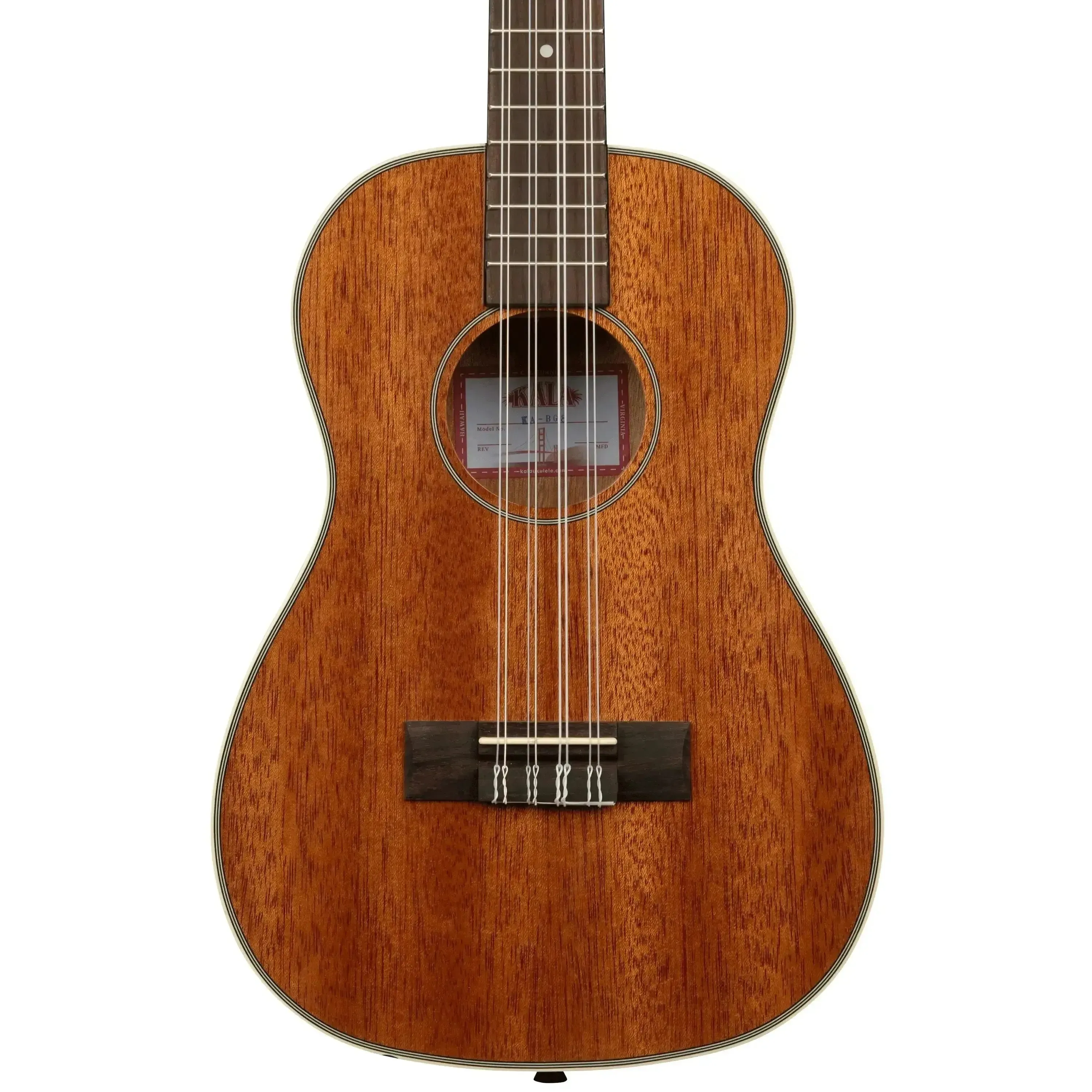 Kala BG8 Gloss Mahogany 8-String Baritone Ukulele